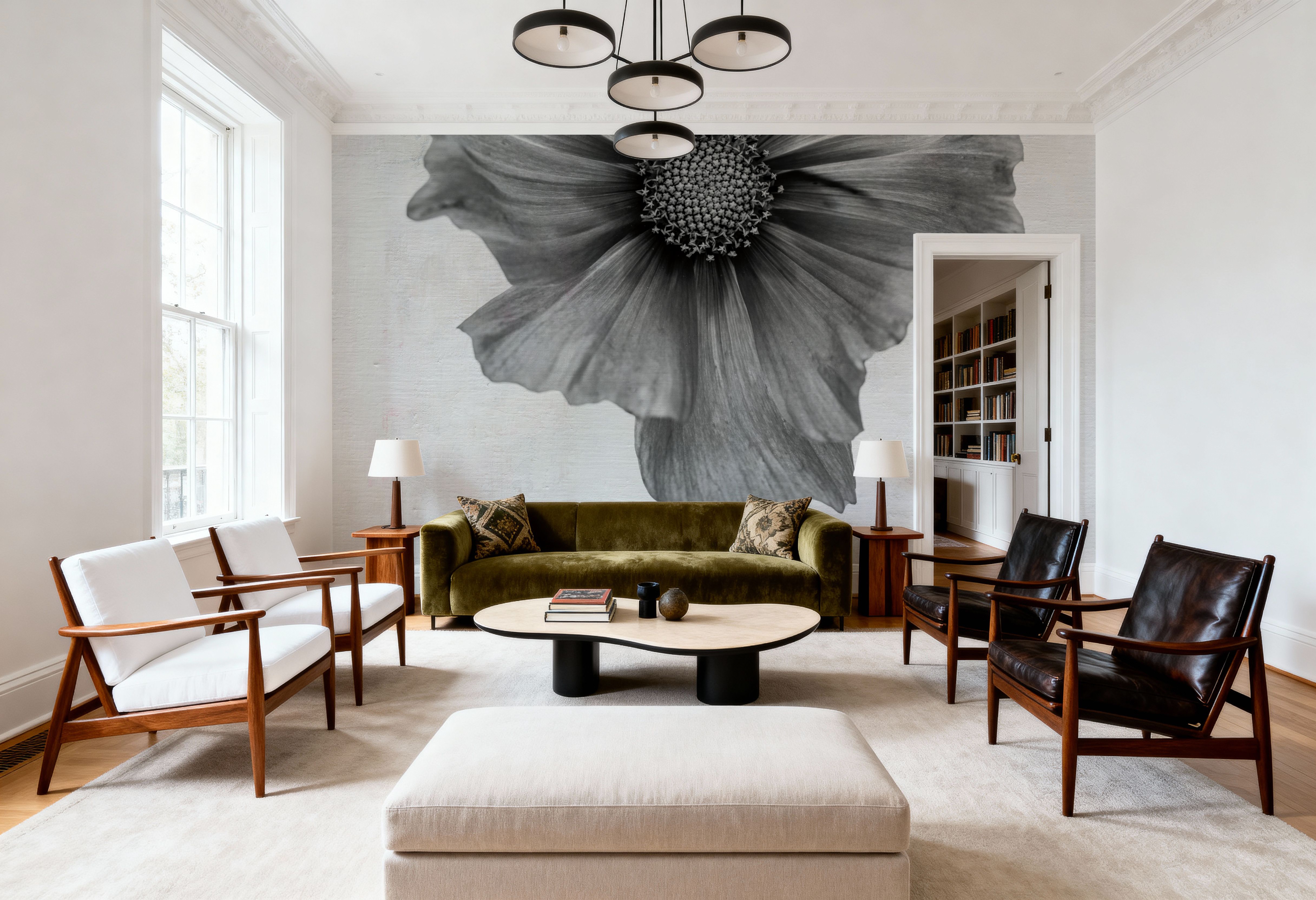 Wonderful Wildflowers II Neutral, Behang