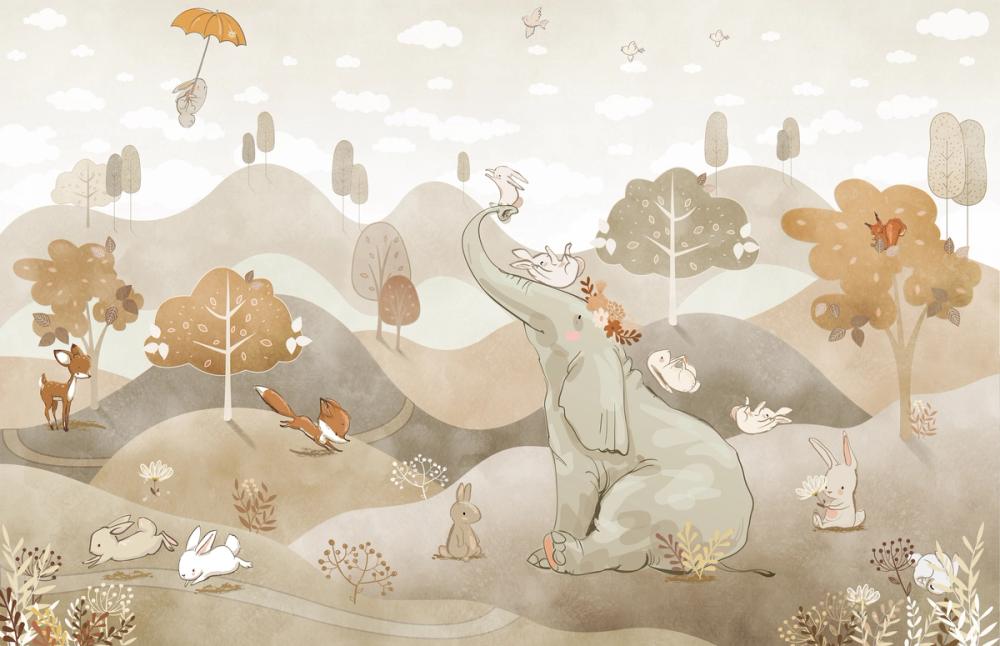 Bunny Friends, Beige