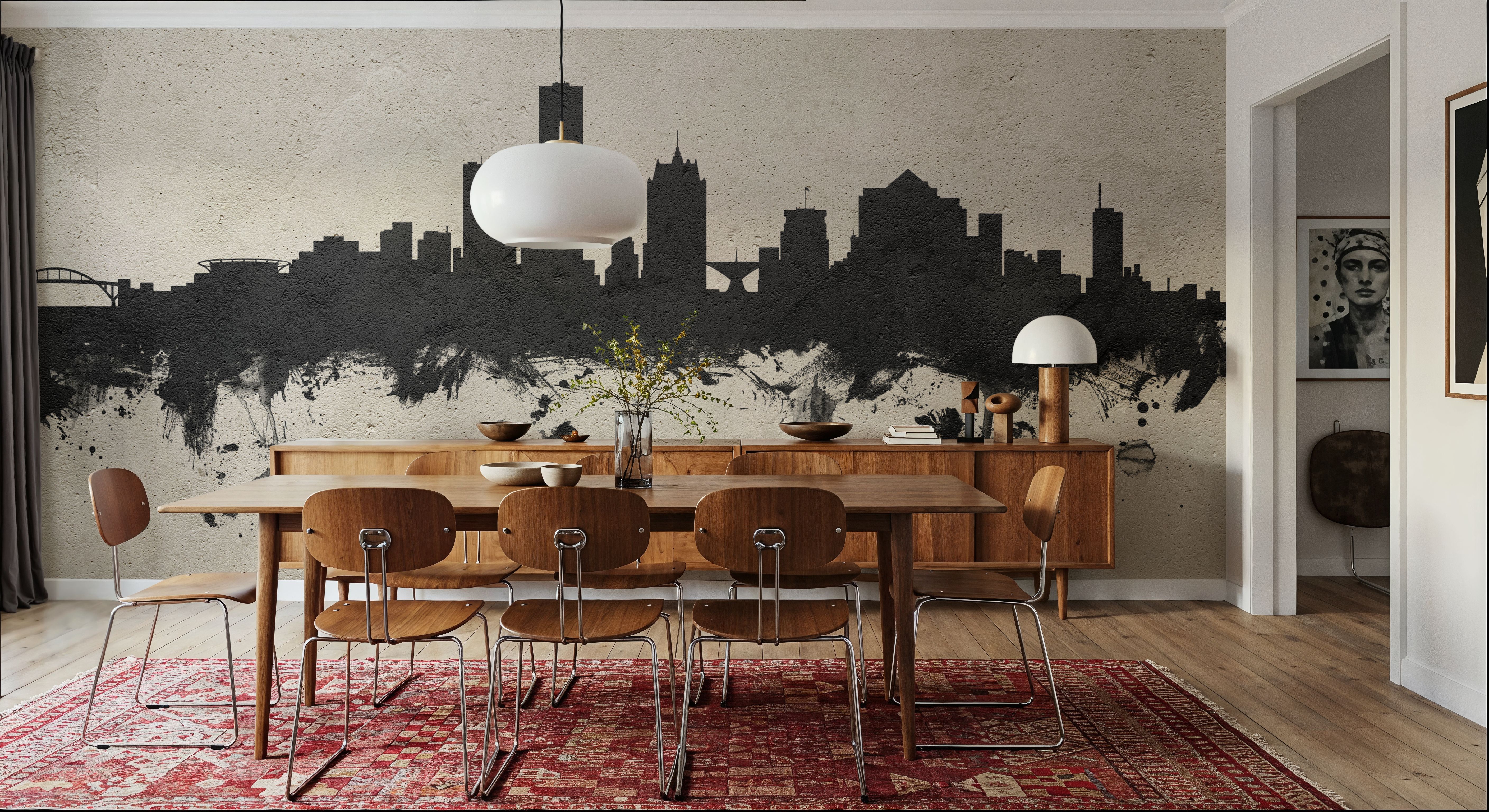 Milwaukee Wisconsin Skyline Concrete