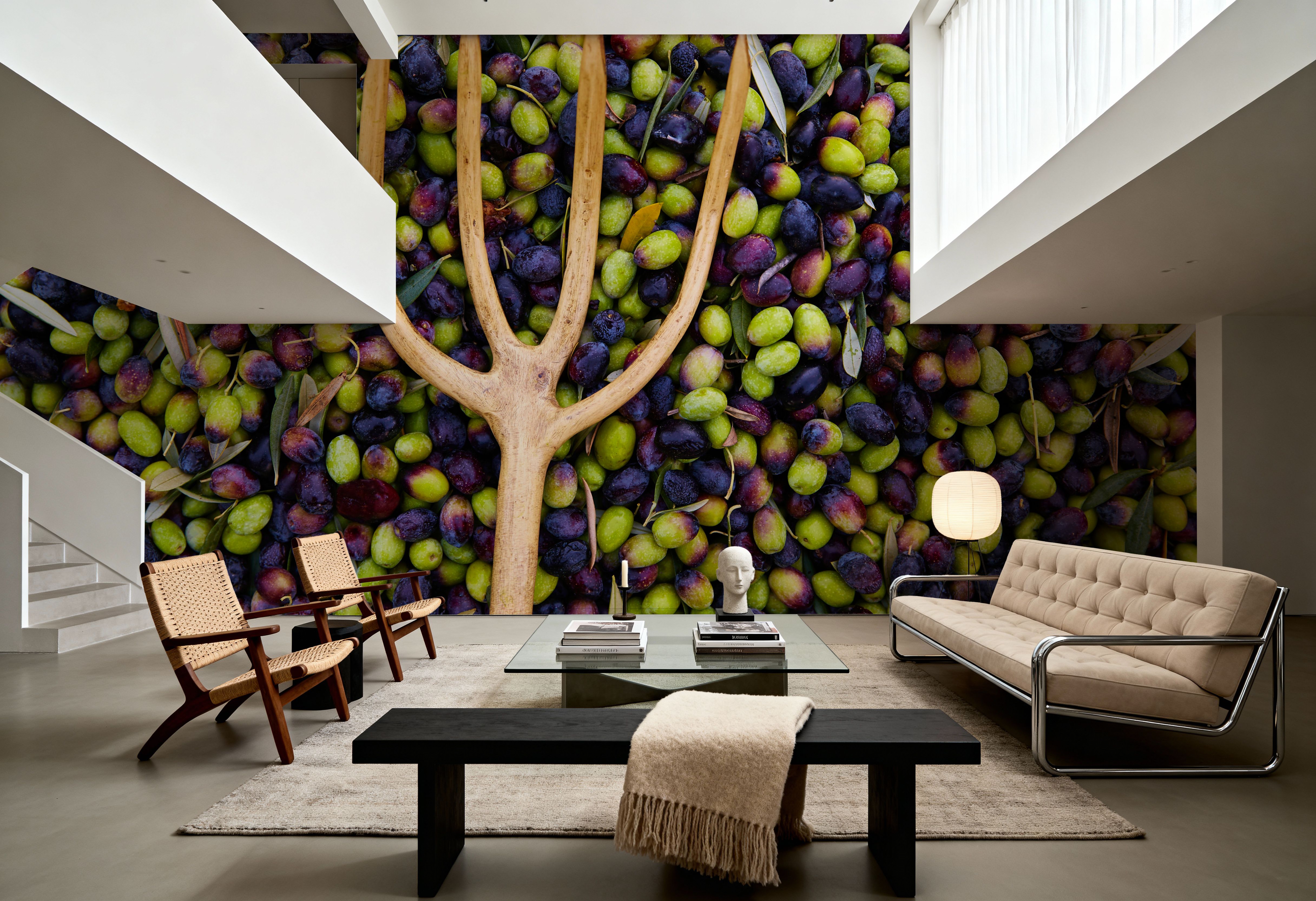 Picking Olives, Papier peint