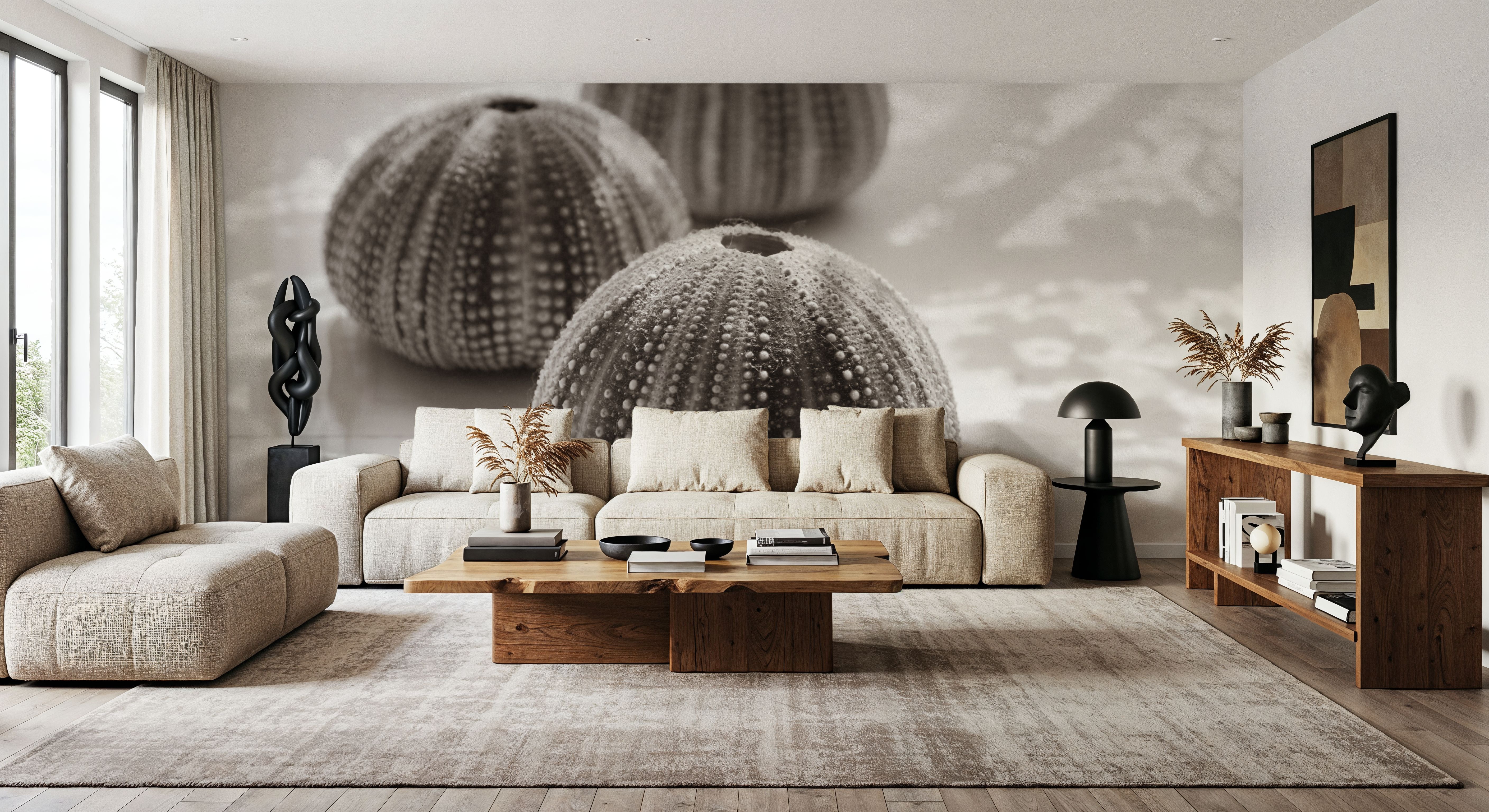 Urchins in Lace II, Wallpaper