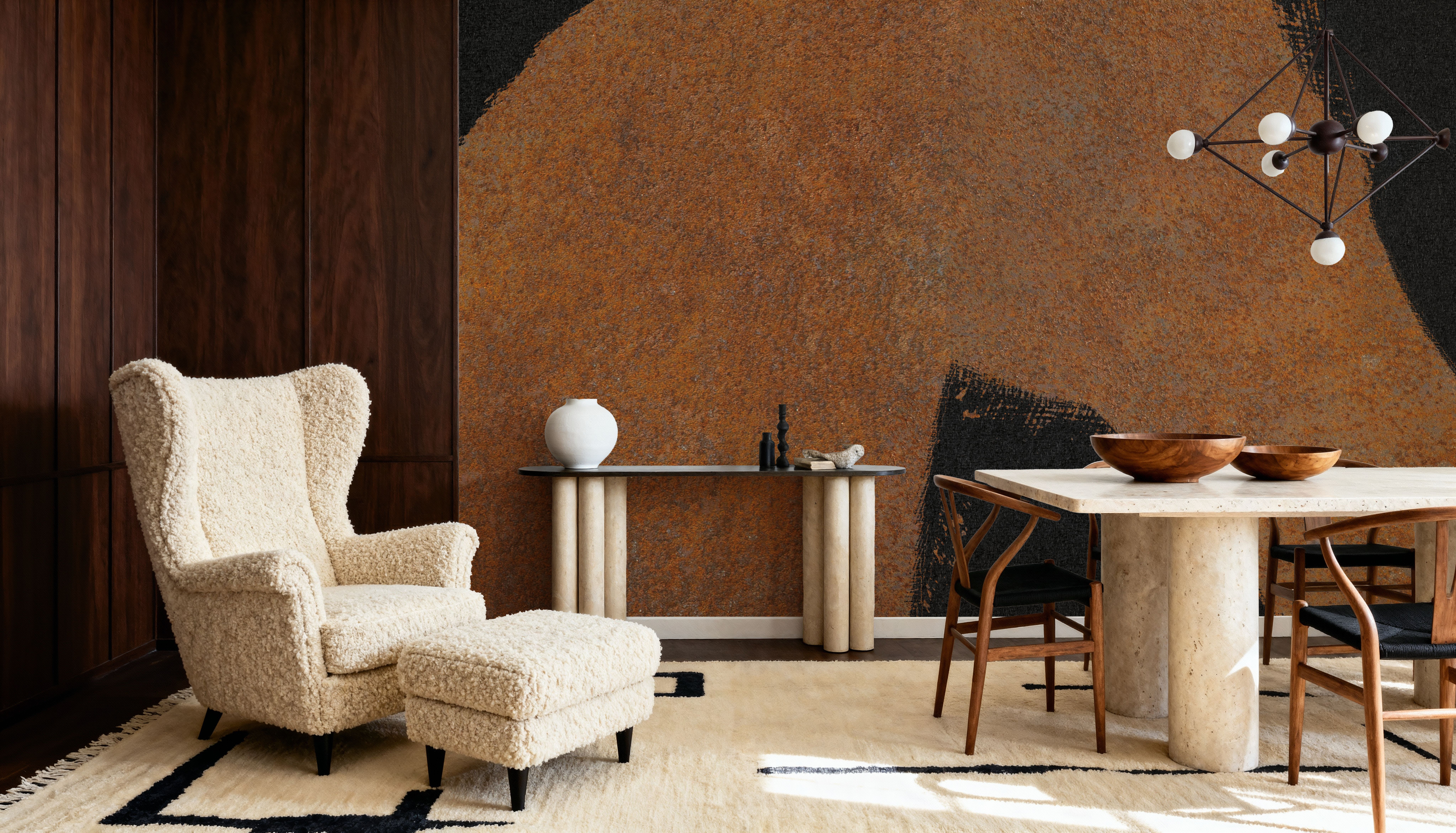 Equine II Industrial, Wallpaper