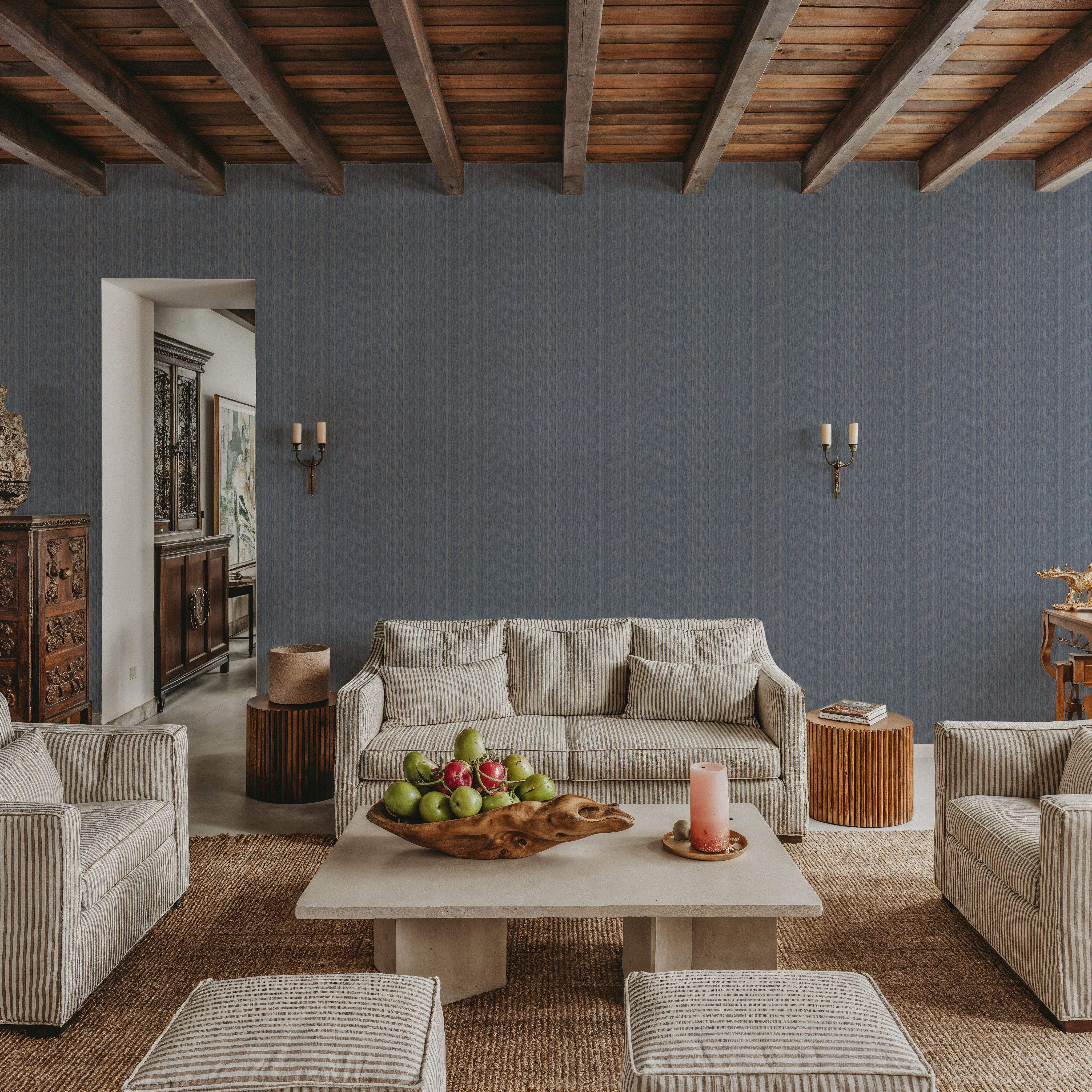 Faux Cloth Texture, Denim Blue