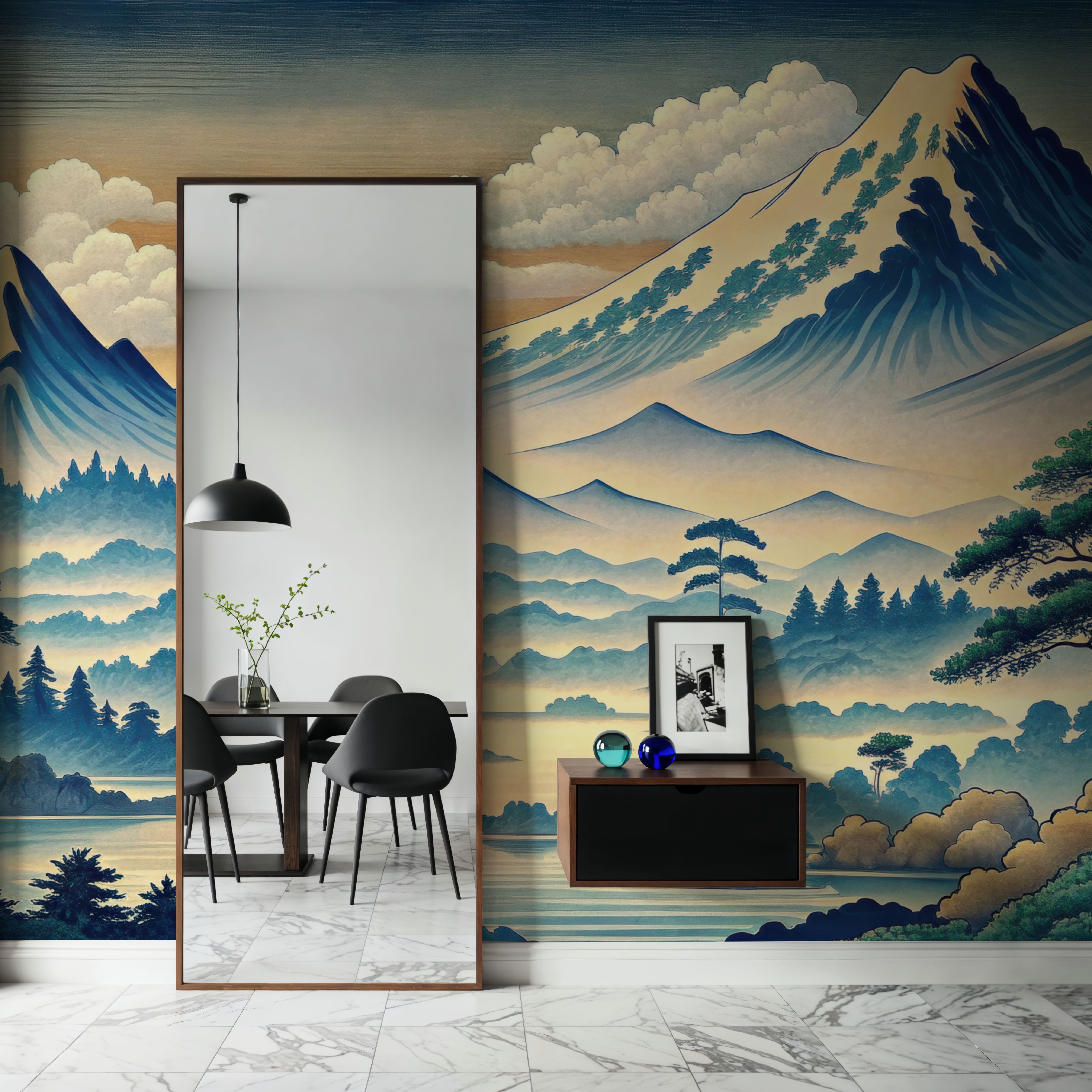 Ukiyo-e Mountains