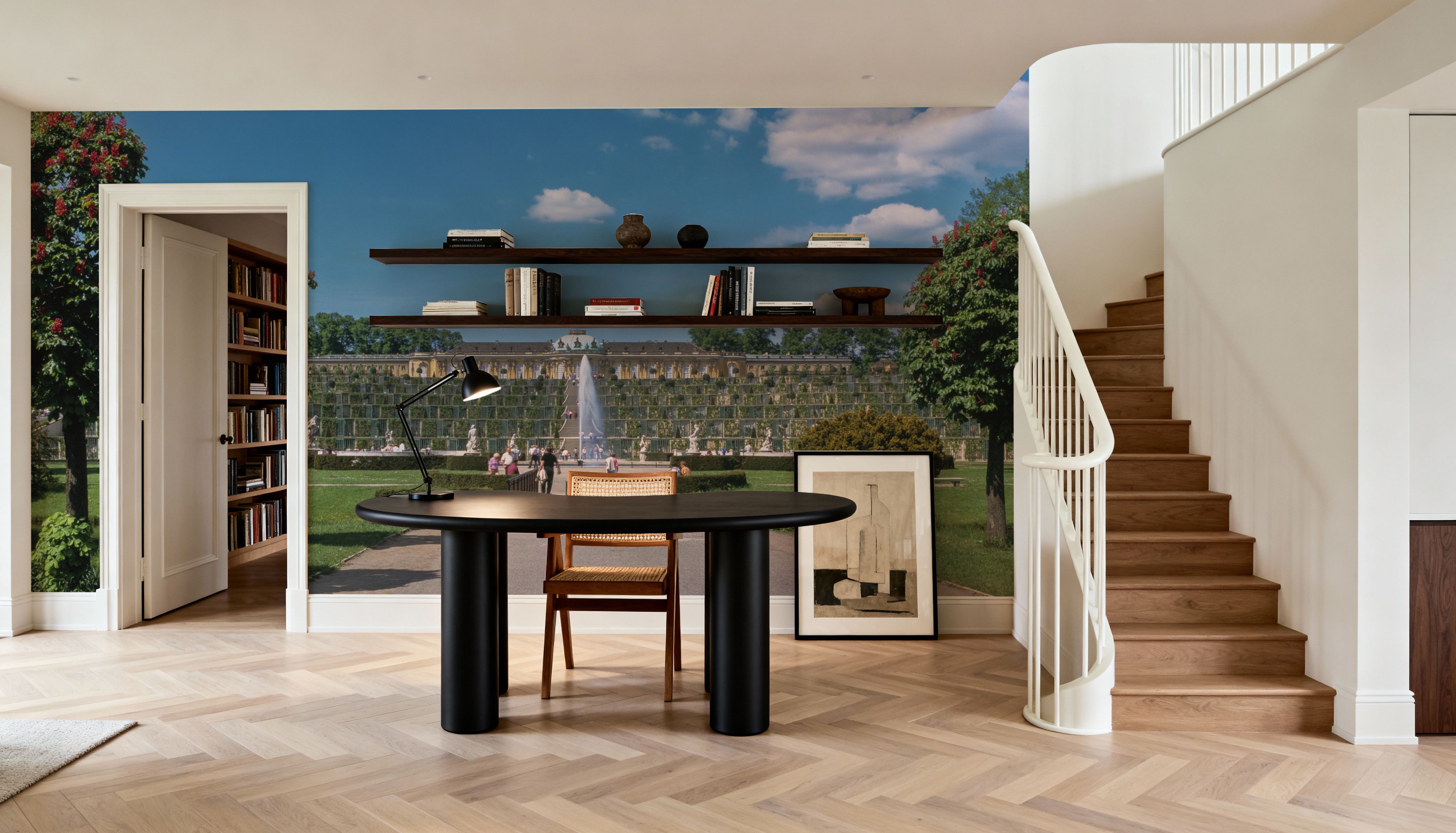 Royal Garden Promenade, Wallpaper