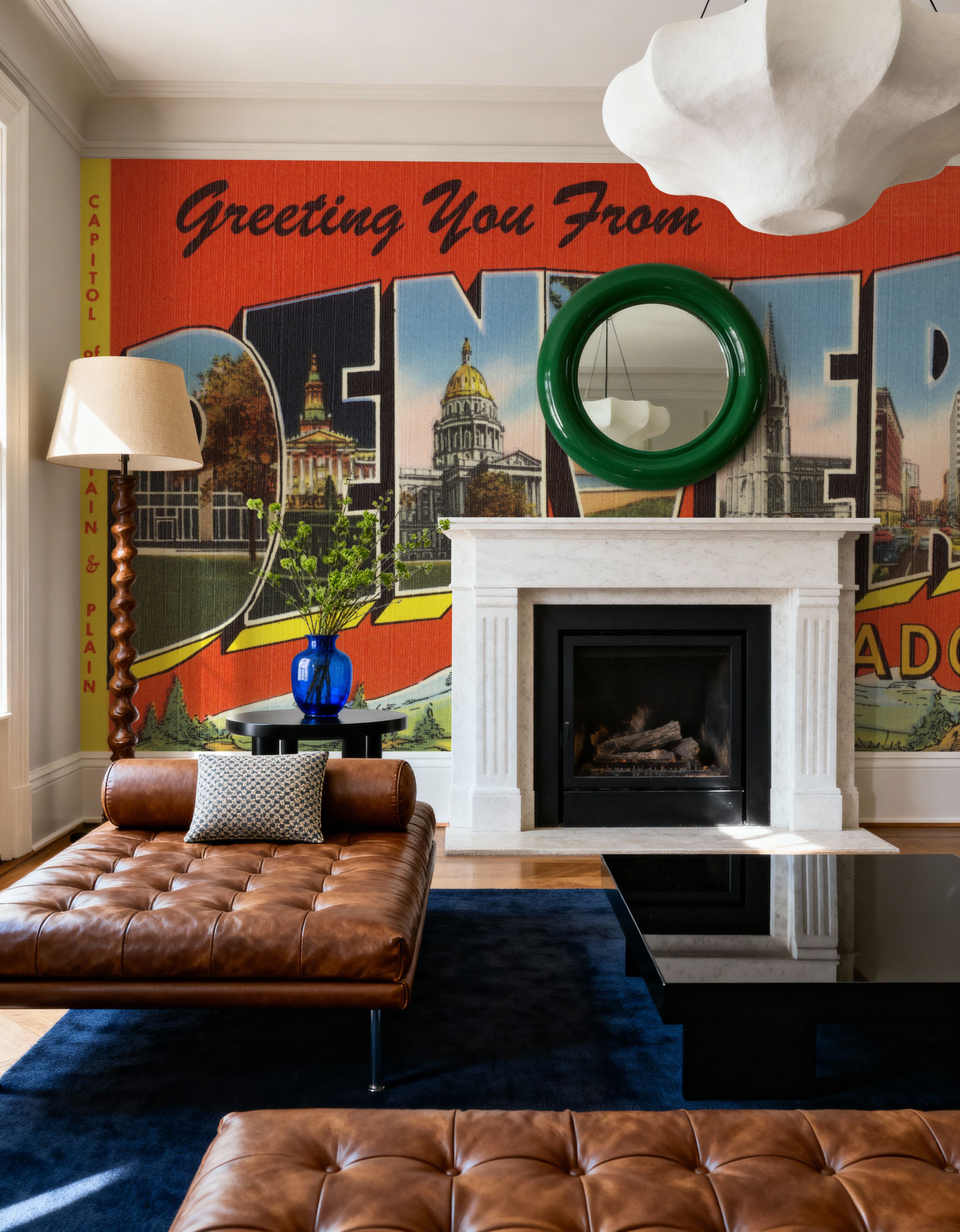 Greetings from Denver - Screenprint Postcard