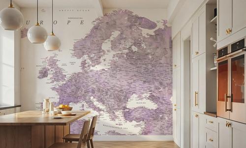 Europe Map Detailed - Cecilie