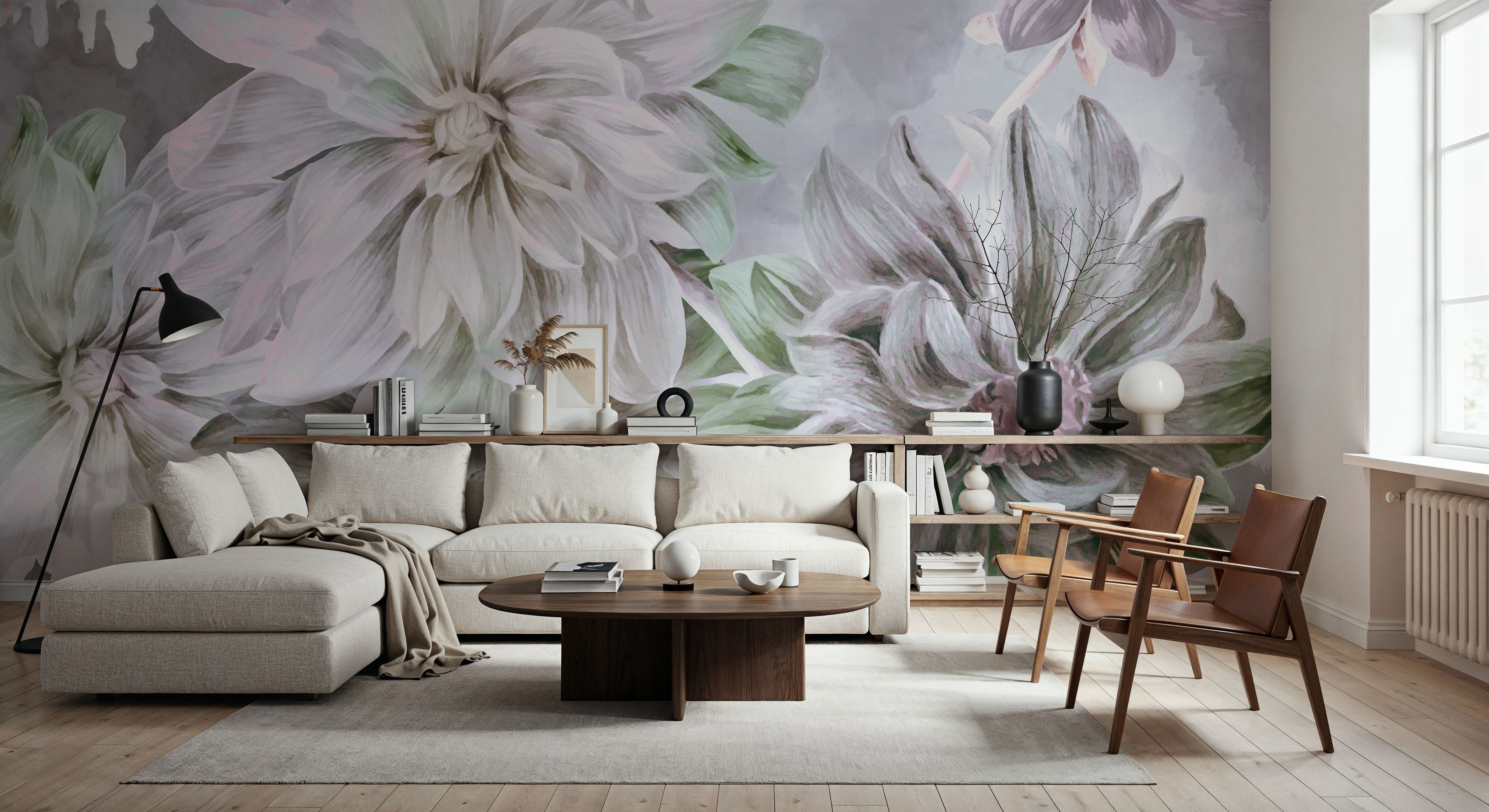 Focus on the Dahlia Light Green