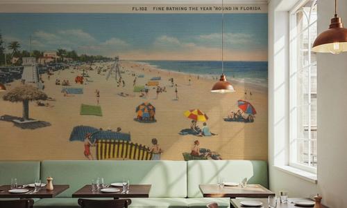 Miami Beach Postcard II - Screenprint