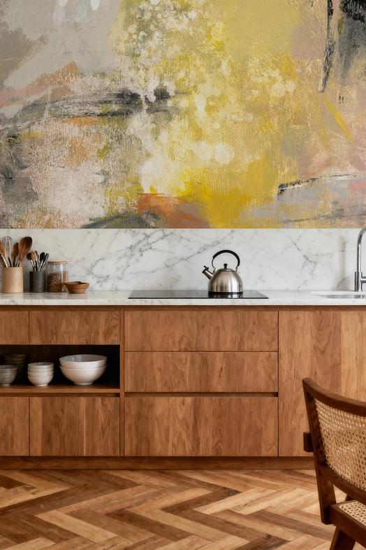 Sea And Land on Canvas