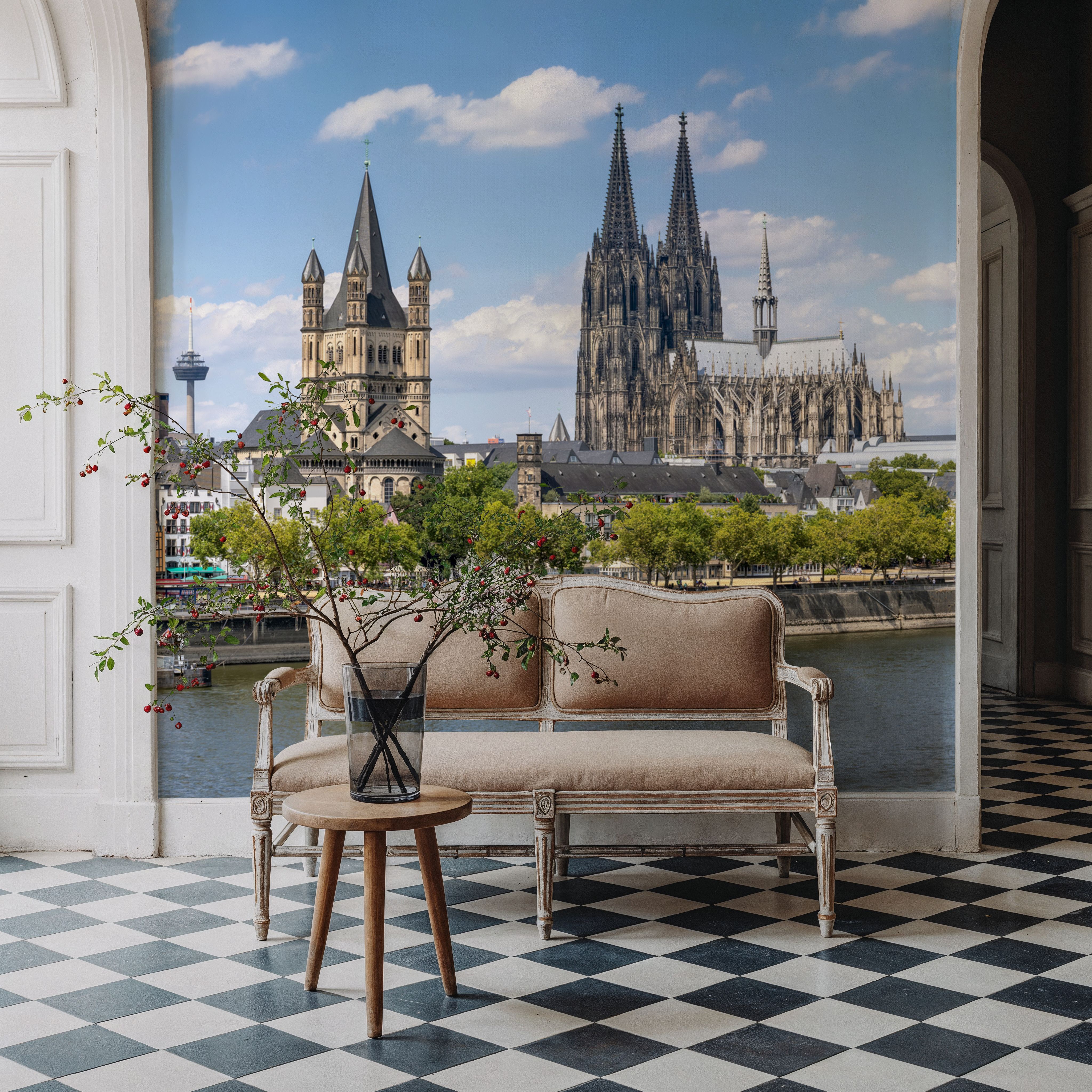 Cologne Cathedral and Great St. Martin Church
