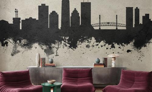 Jacksonville Florida Skyline Concrete