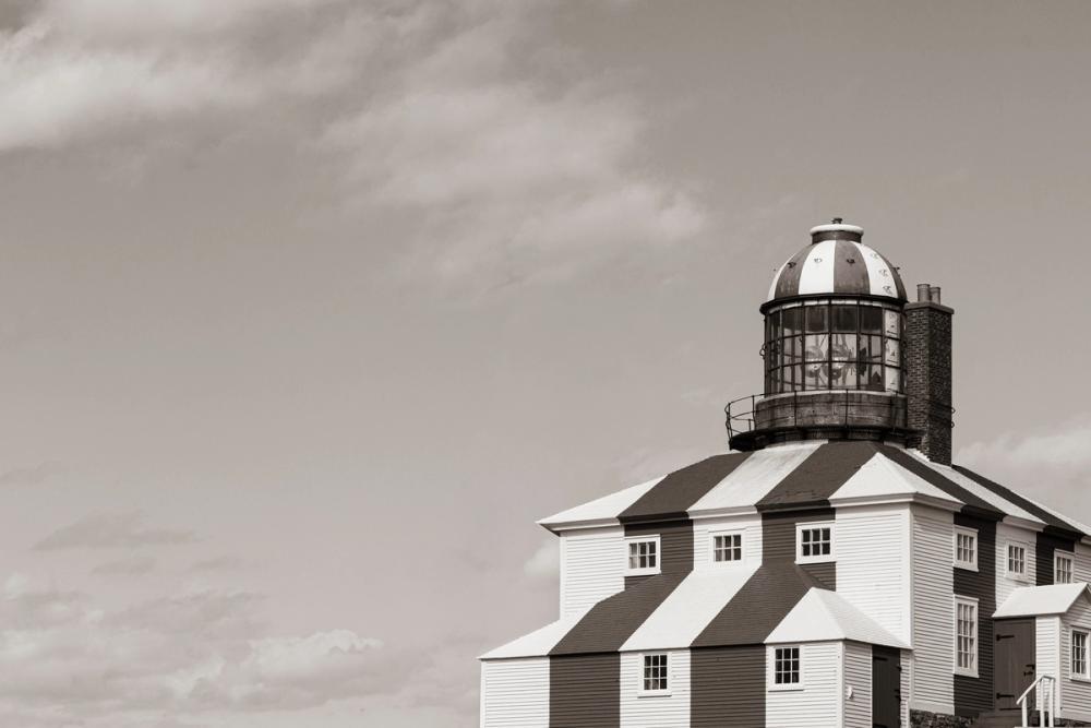 Cape Bona Vista Lighthouse I Sepia