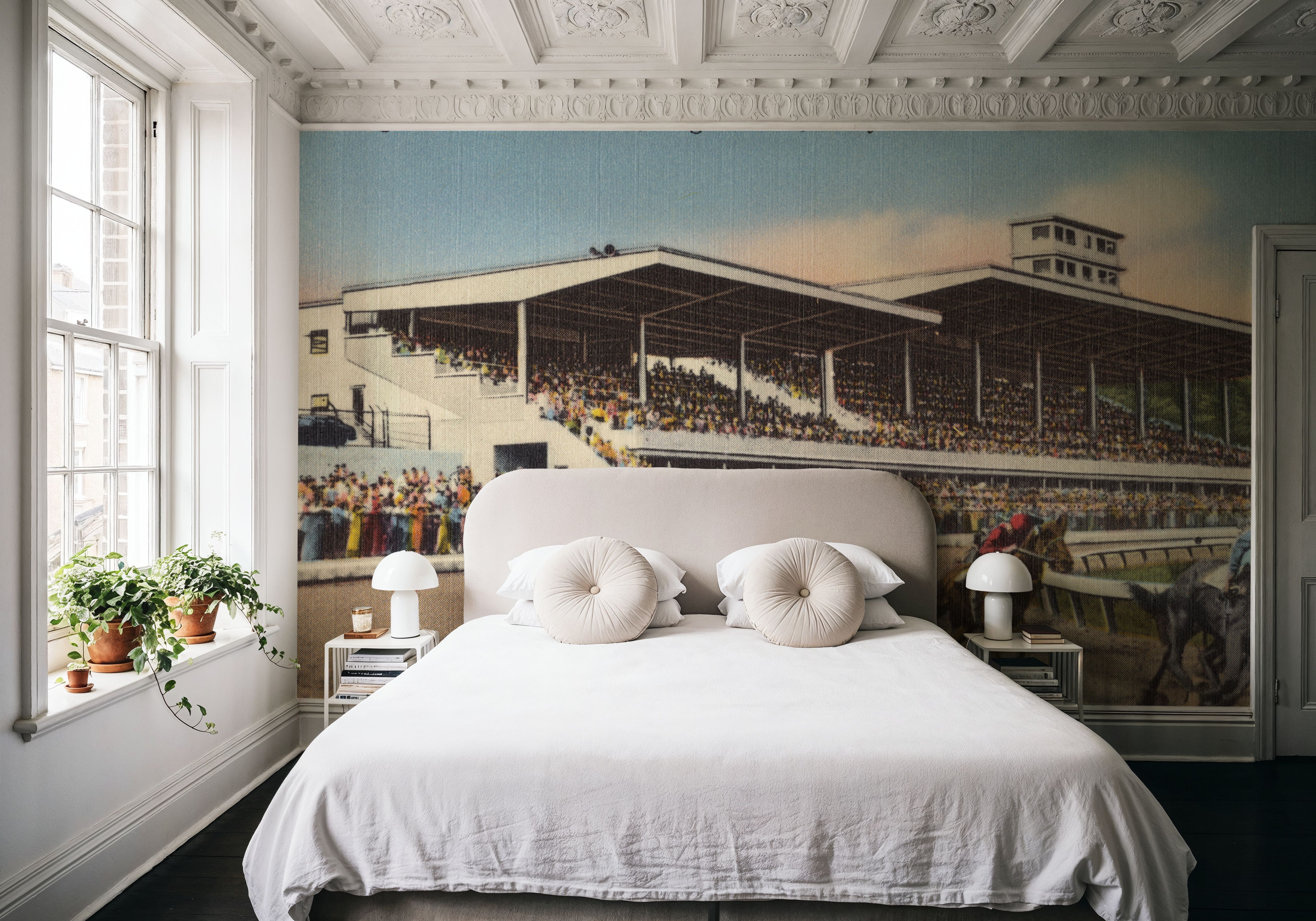 Greetings from Hagerstown - Screenprint Postcard, Wallpaper