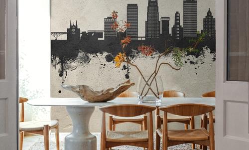 Akron Ohio Skyline Concrete