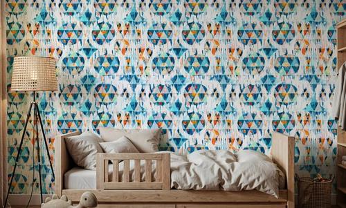 Happy Blue Ikat