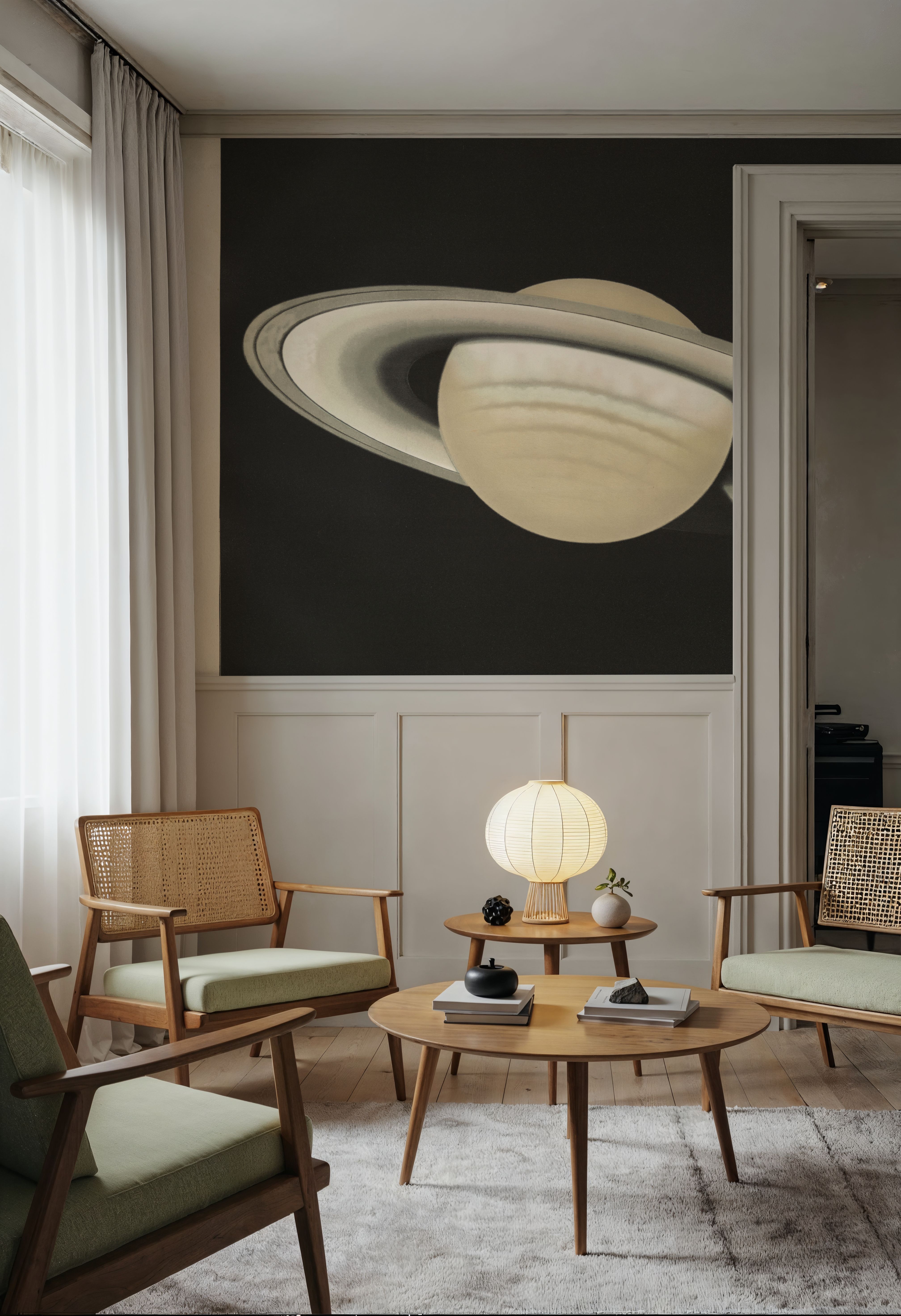 The Planet Saturn - Framed