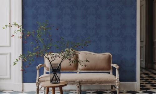 Flower Bridges Small Blue