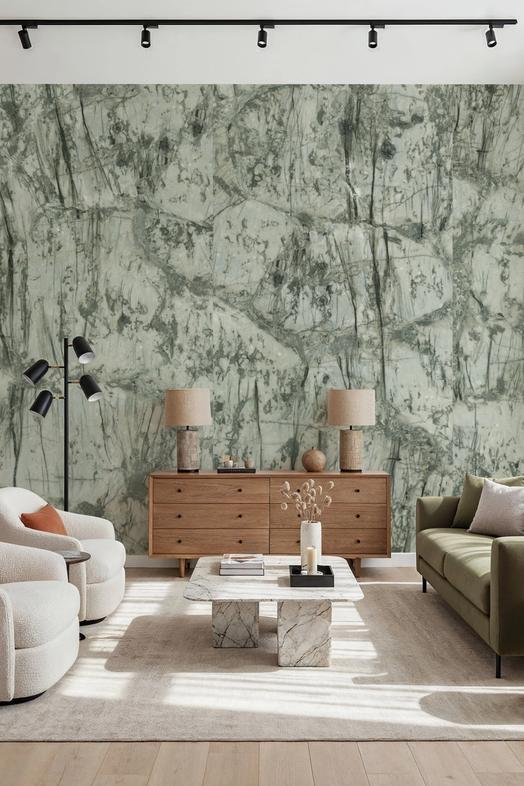 Green Strokes Marble