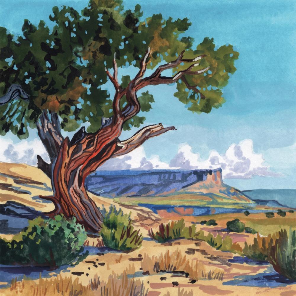 The Wind Shapes The Tree