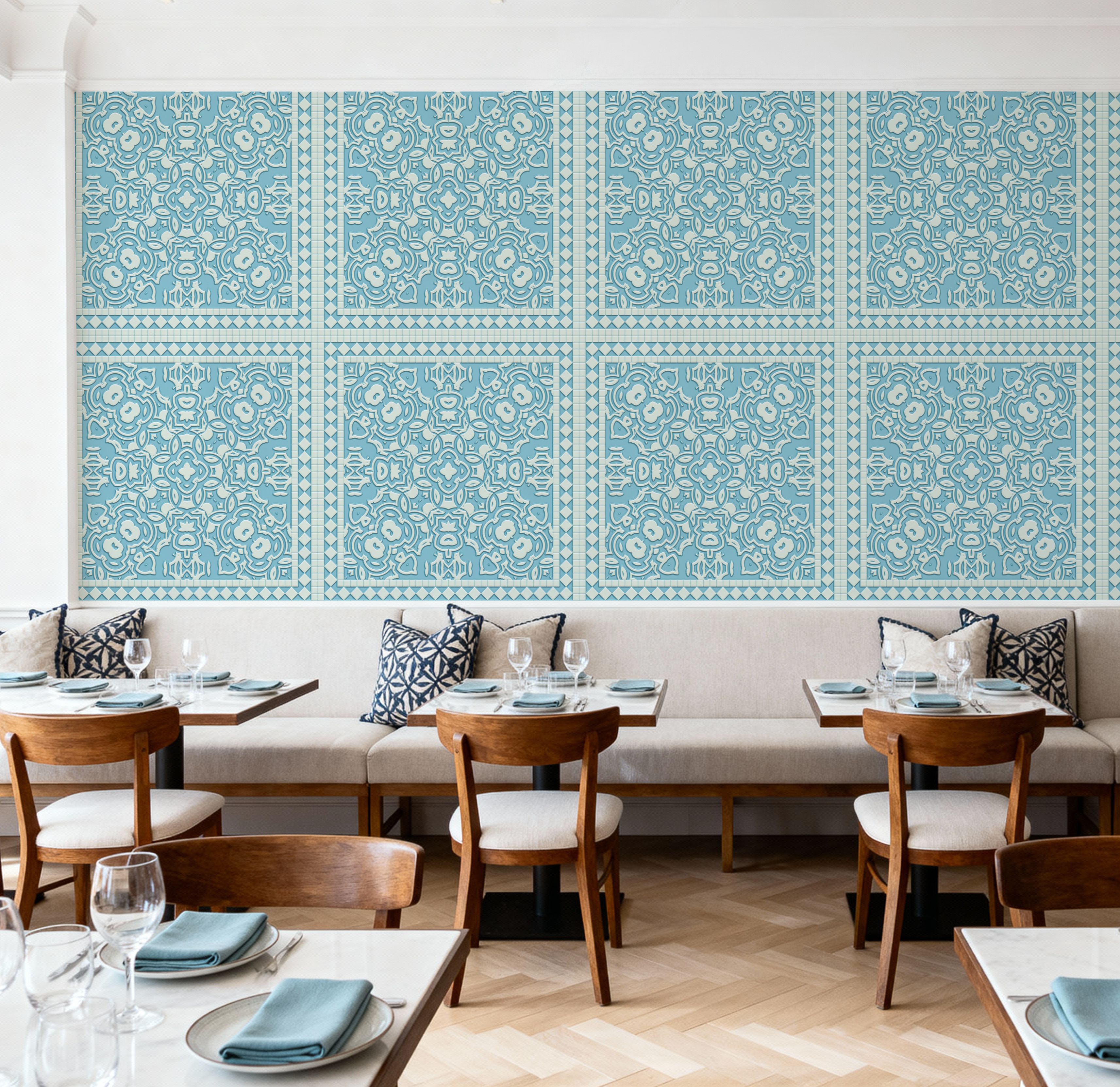 Mission Cement Tiles, Sky