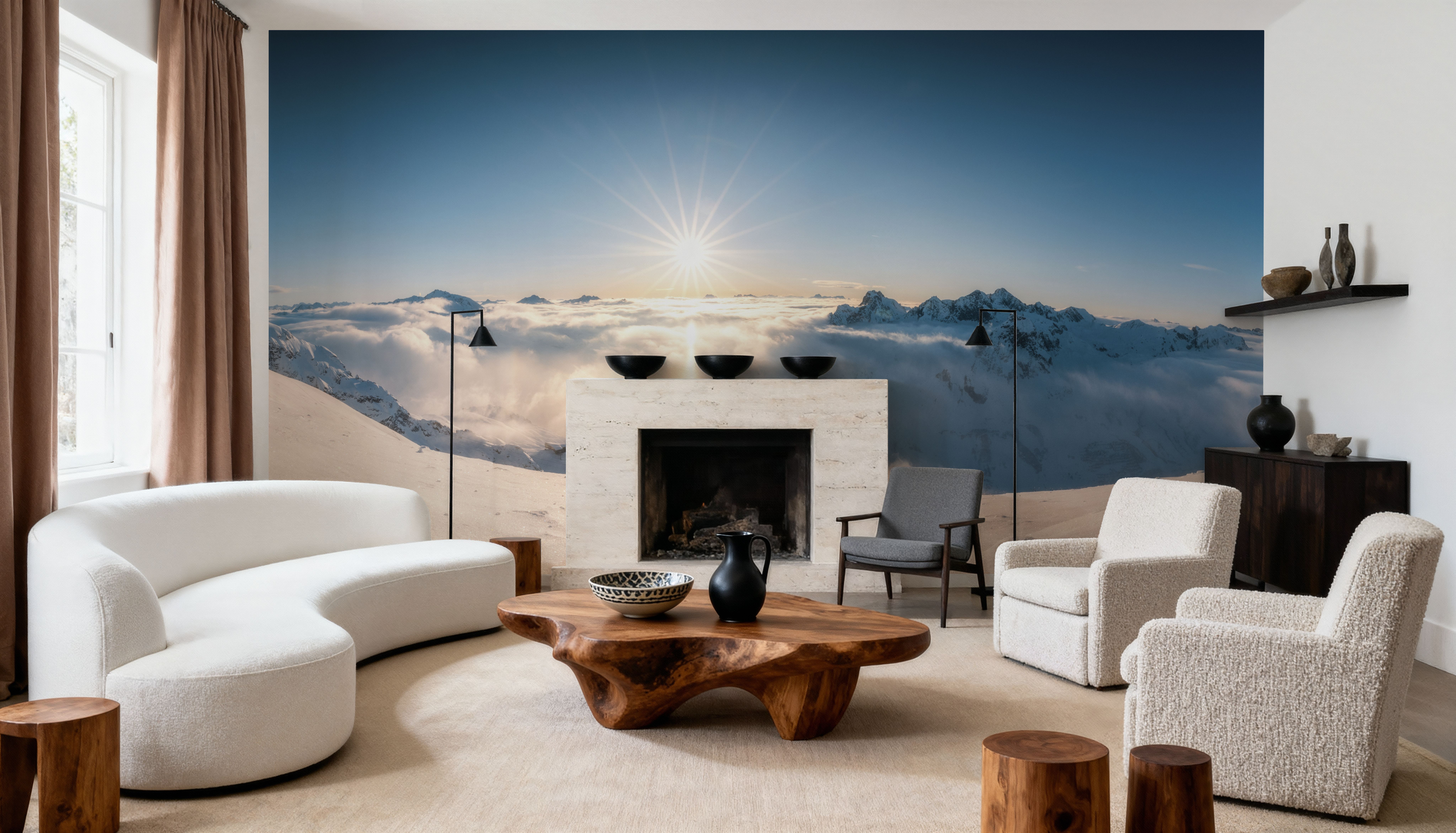 Skiing Panorama