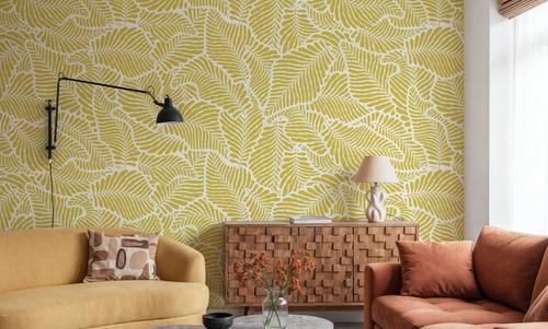 Fern Cut-Outs Pattern, Citrus