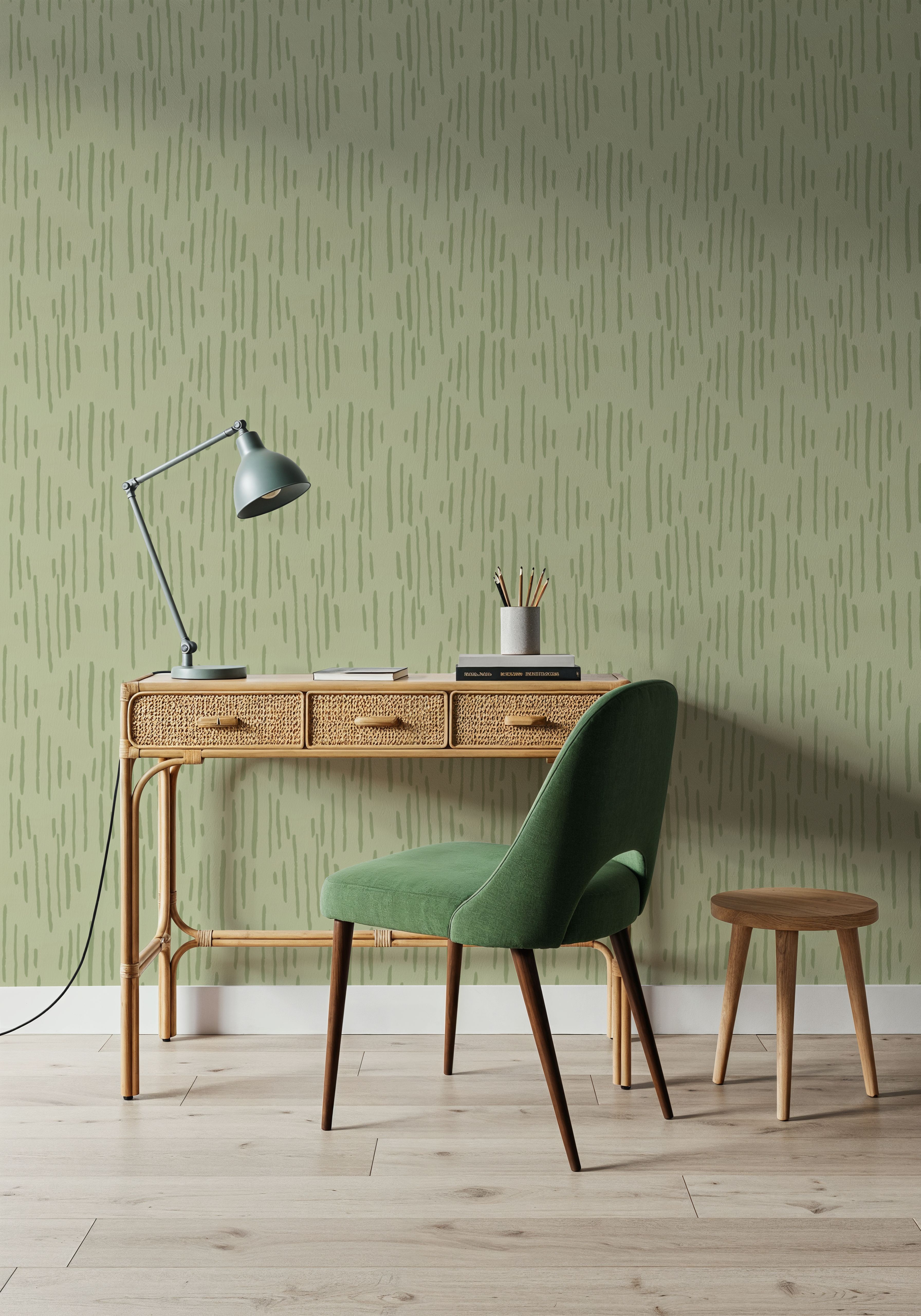 Macrame Lines Green