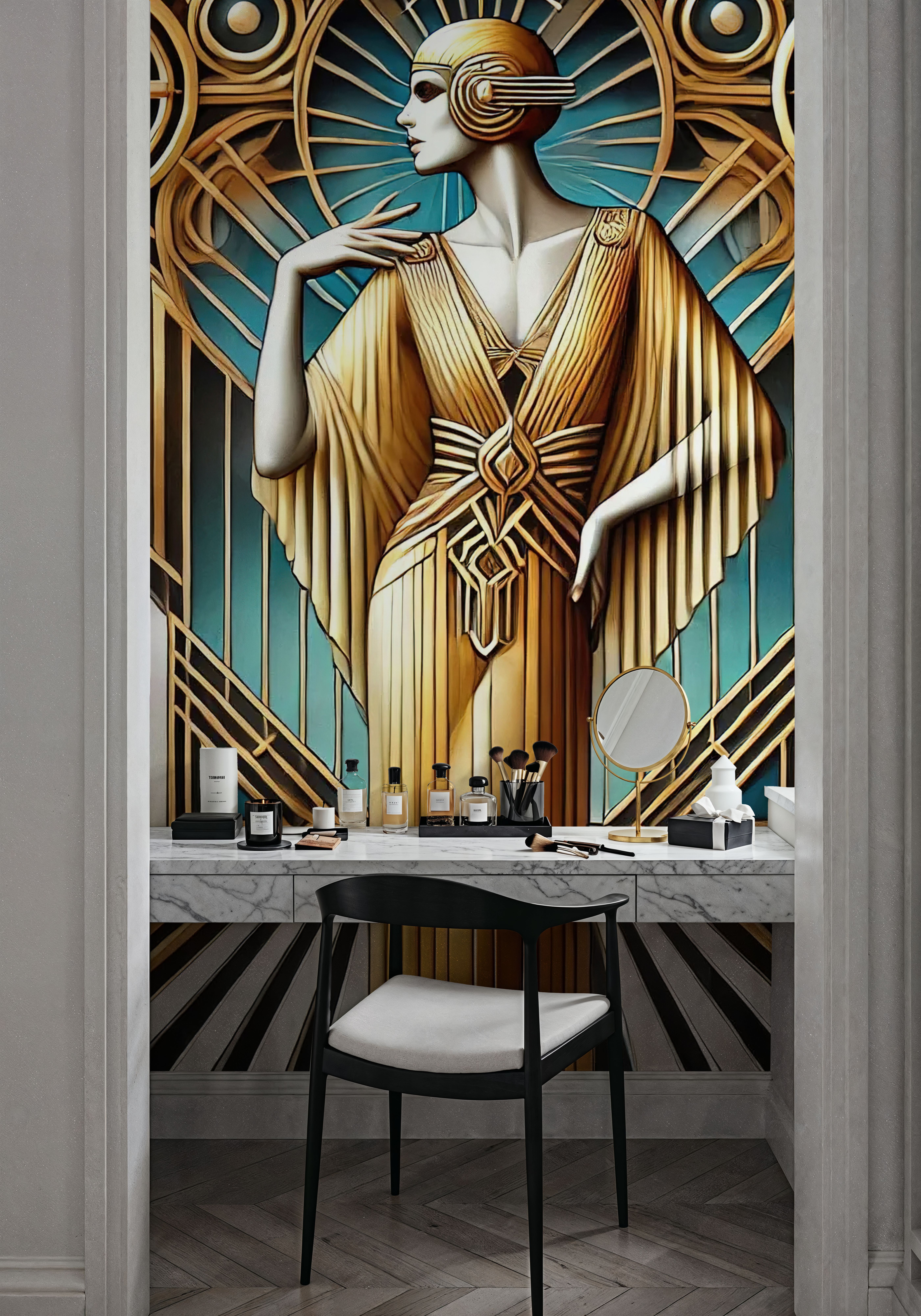 Elegant Art Deco Scene