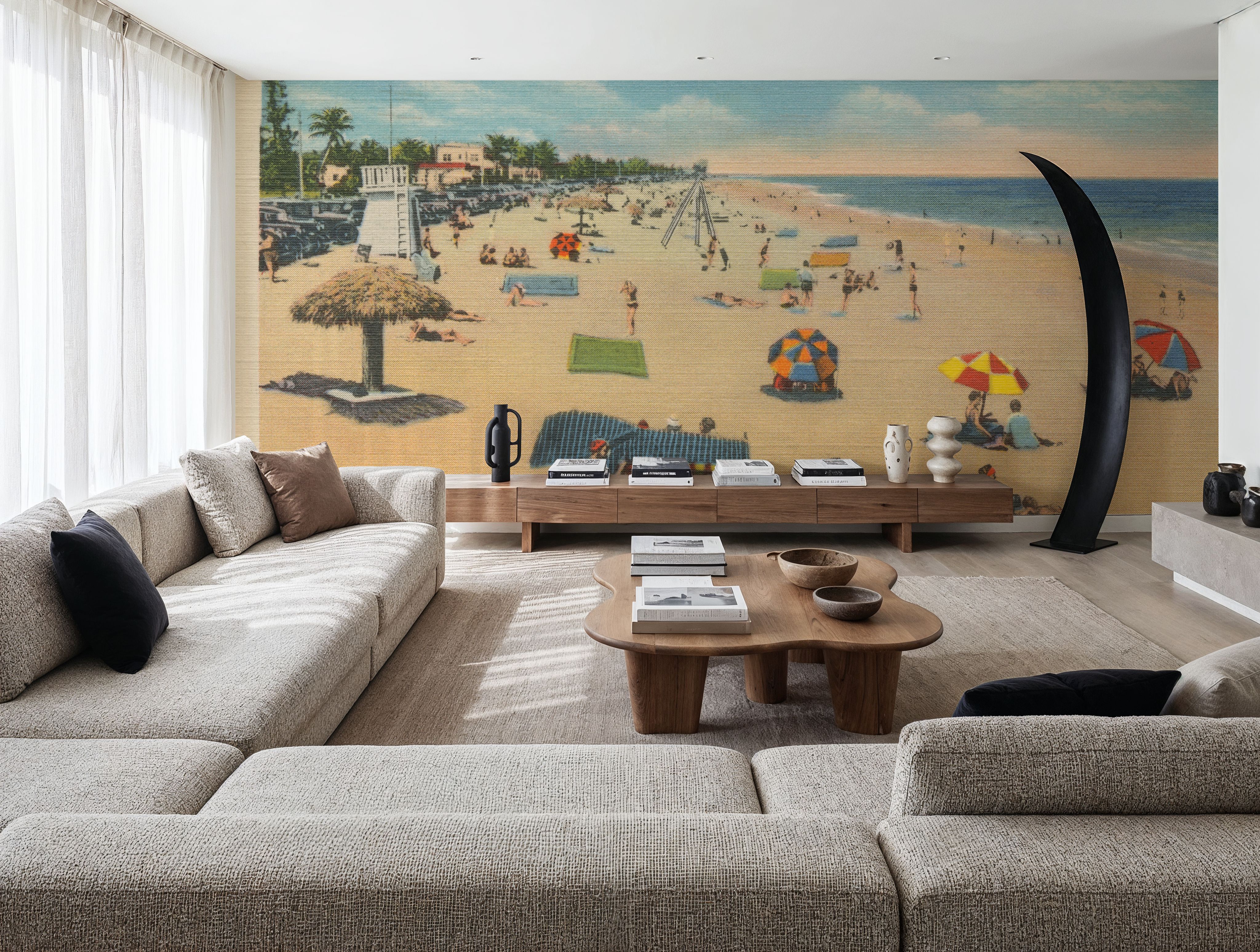 Miami Beach Postcard II - Screenprint