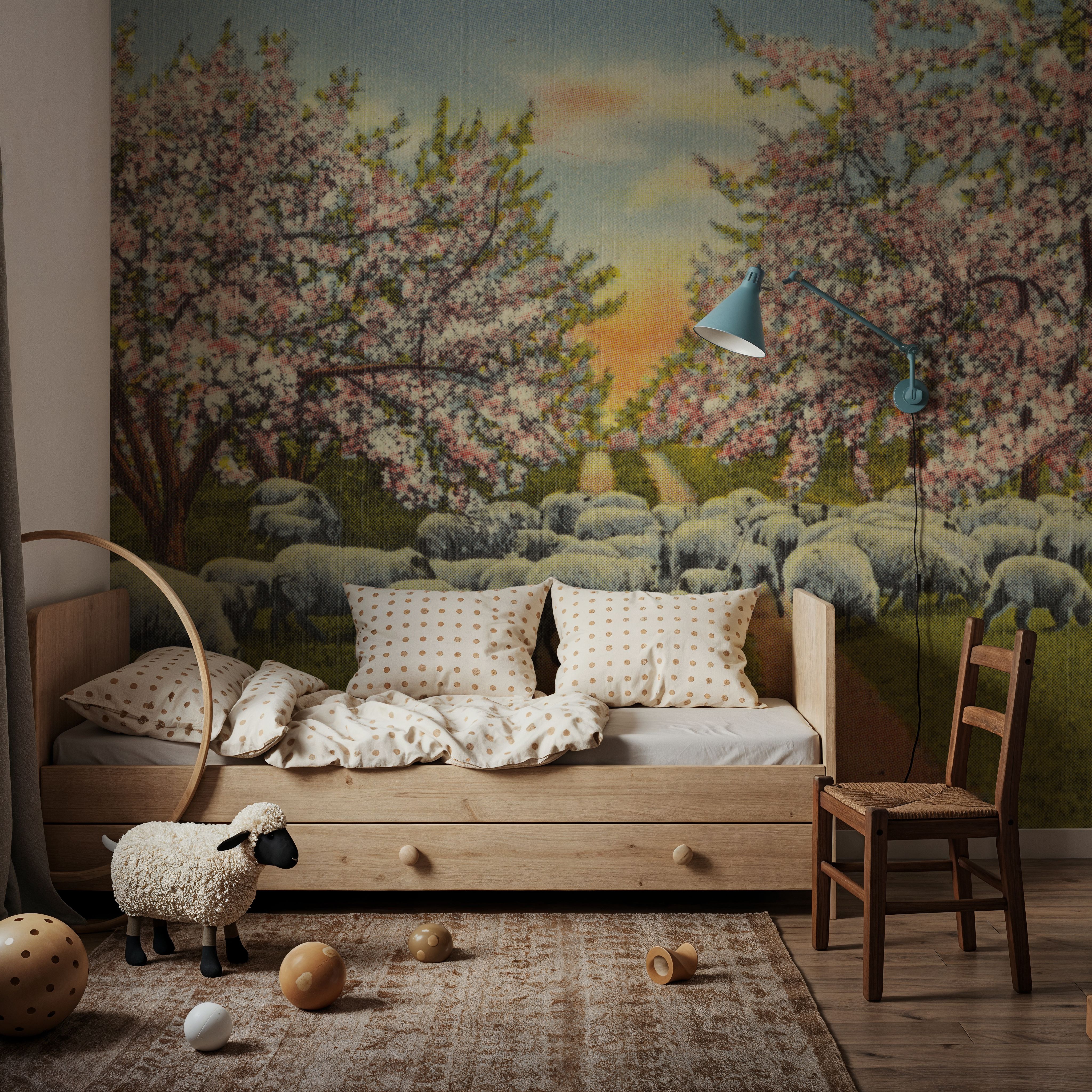 Sheep - Screenprint Postcard