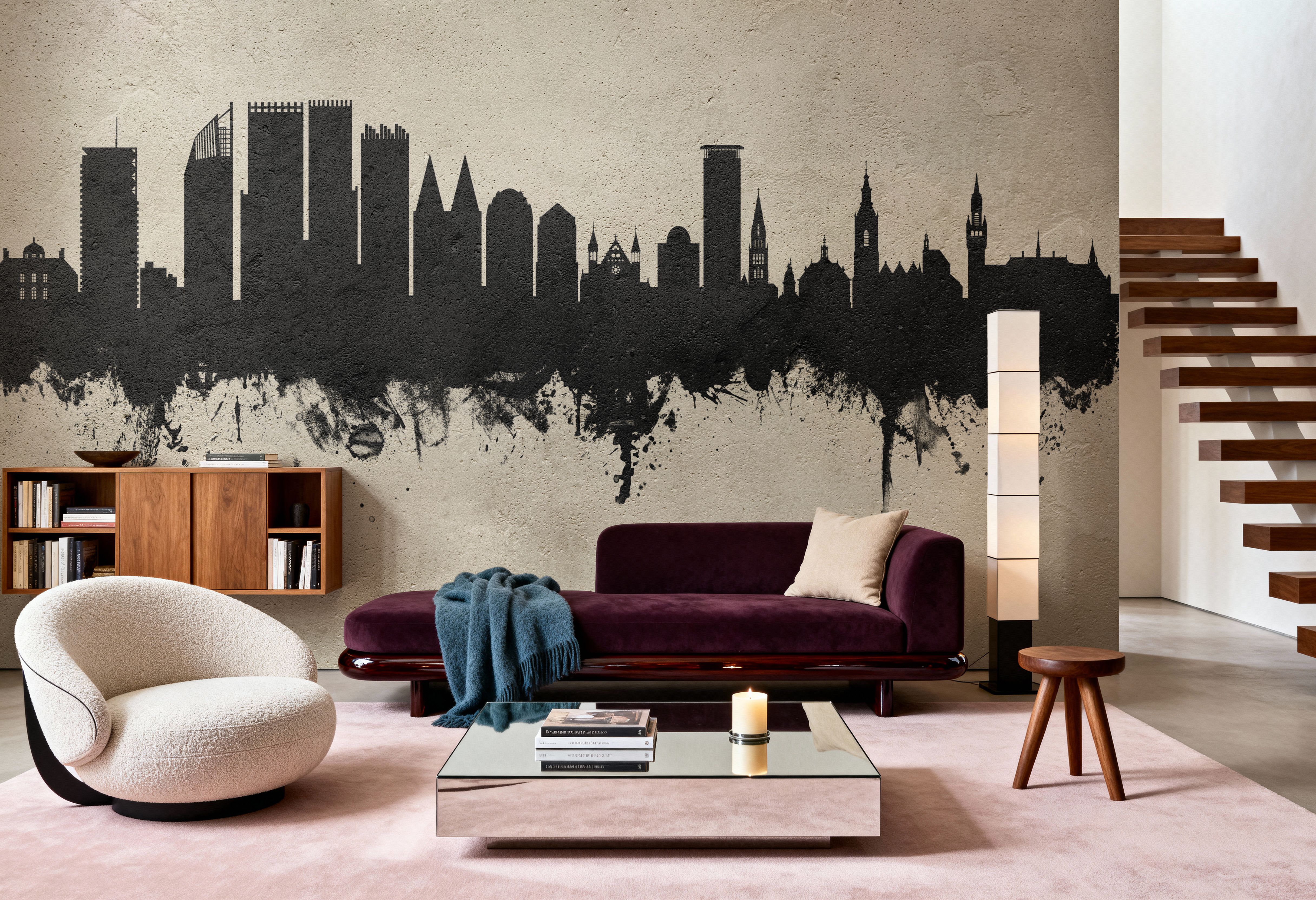 The Hauge Netherlands Skyline Concrete