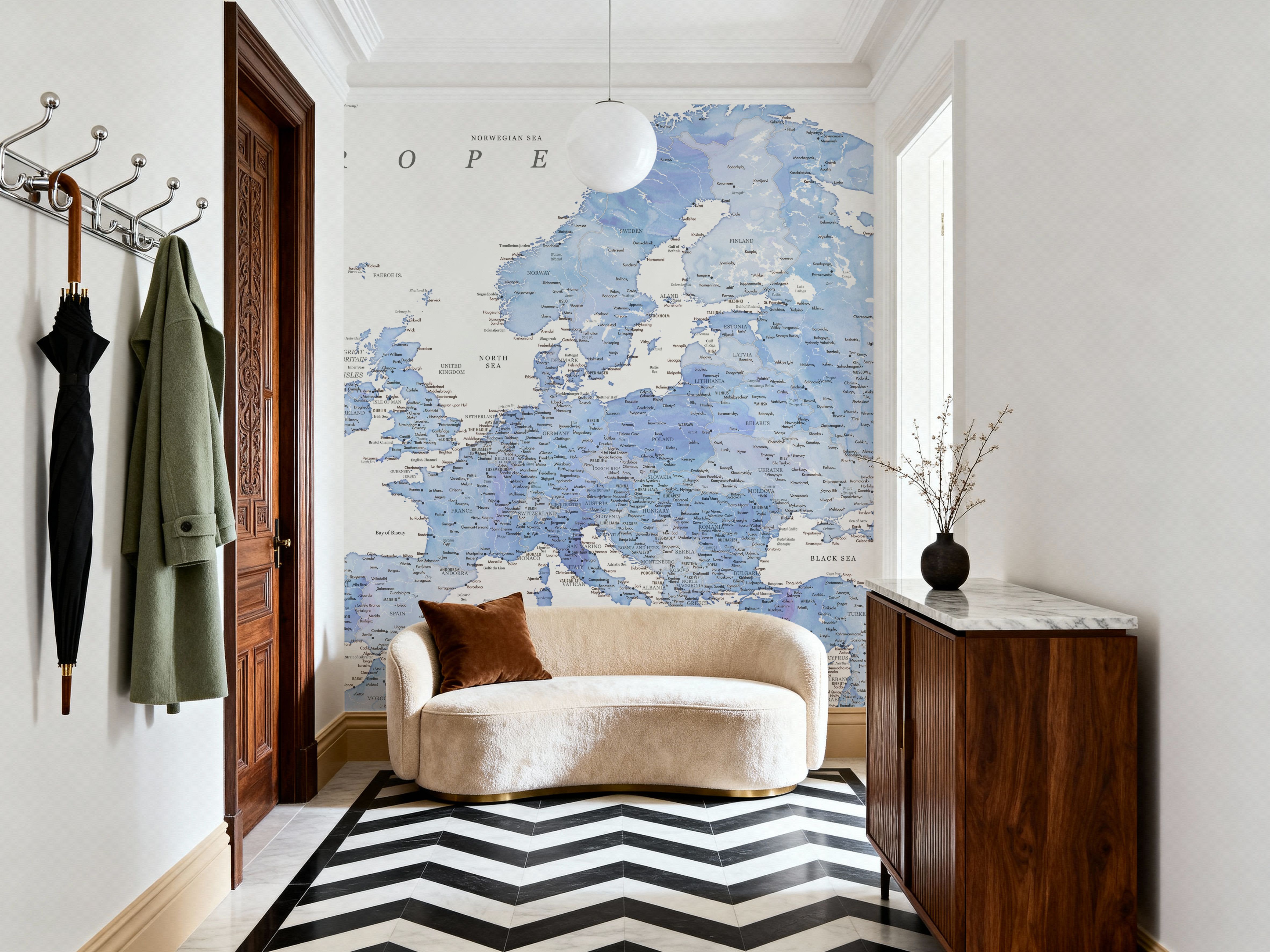 Europe Map Detailed - Josiah