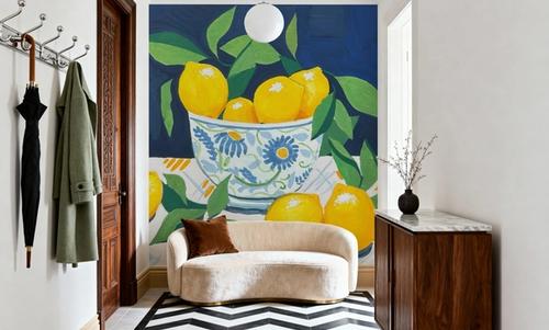 Bowl Of Fresh Lemons