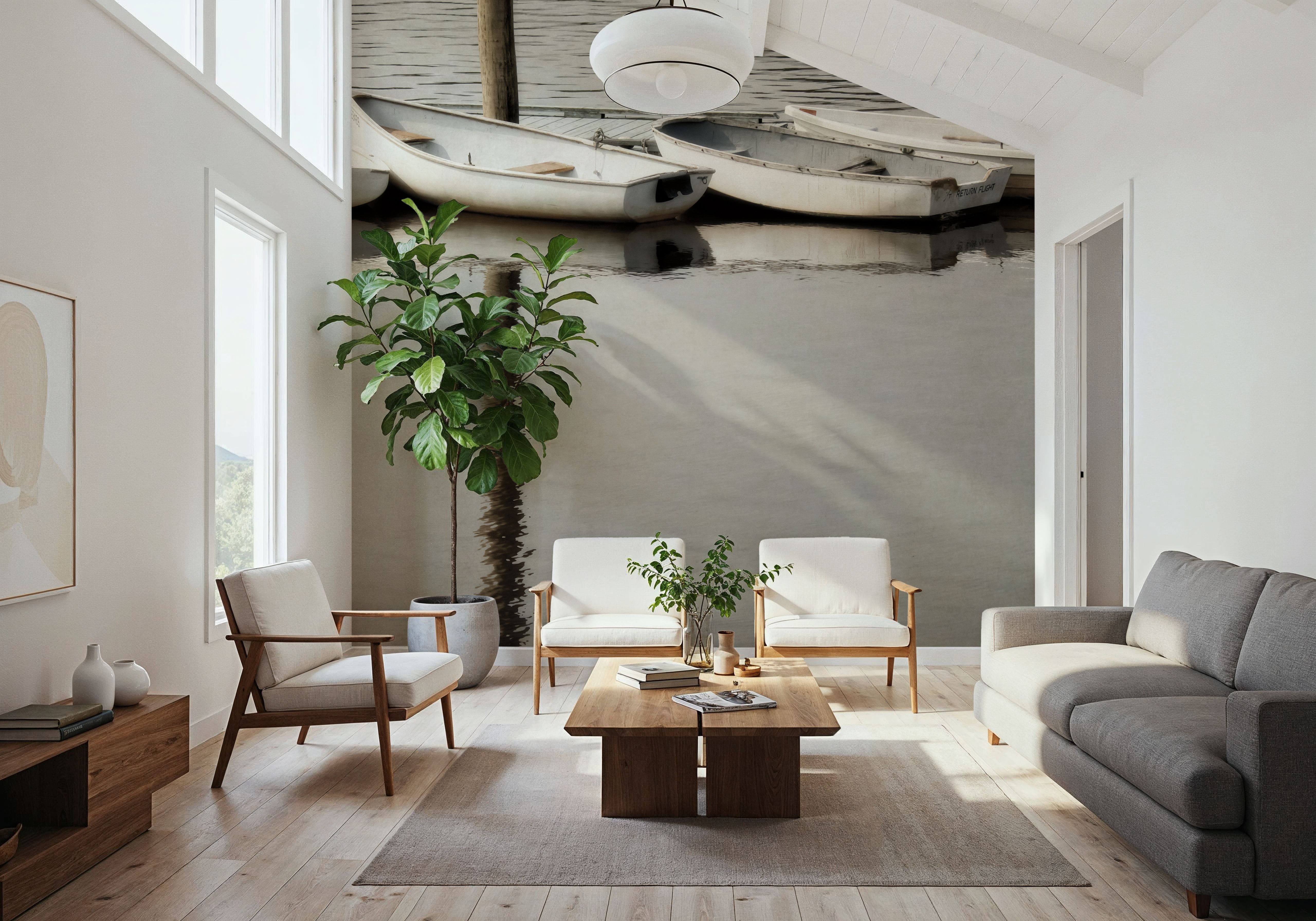 Dories, Papel pintado