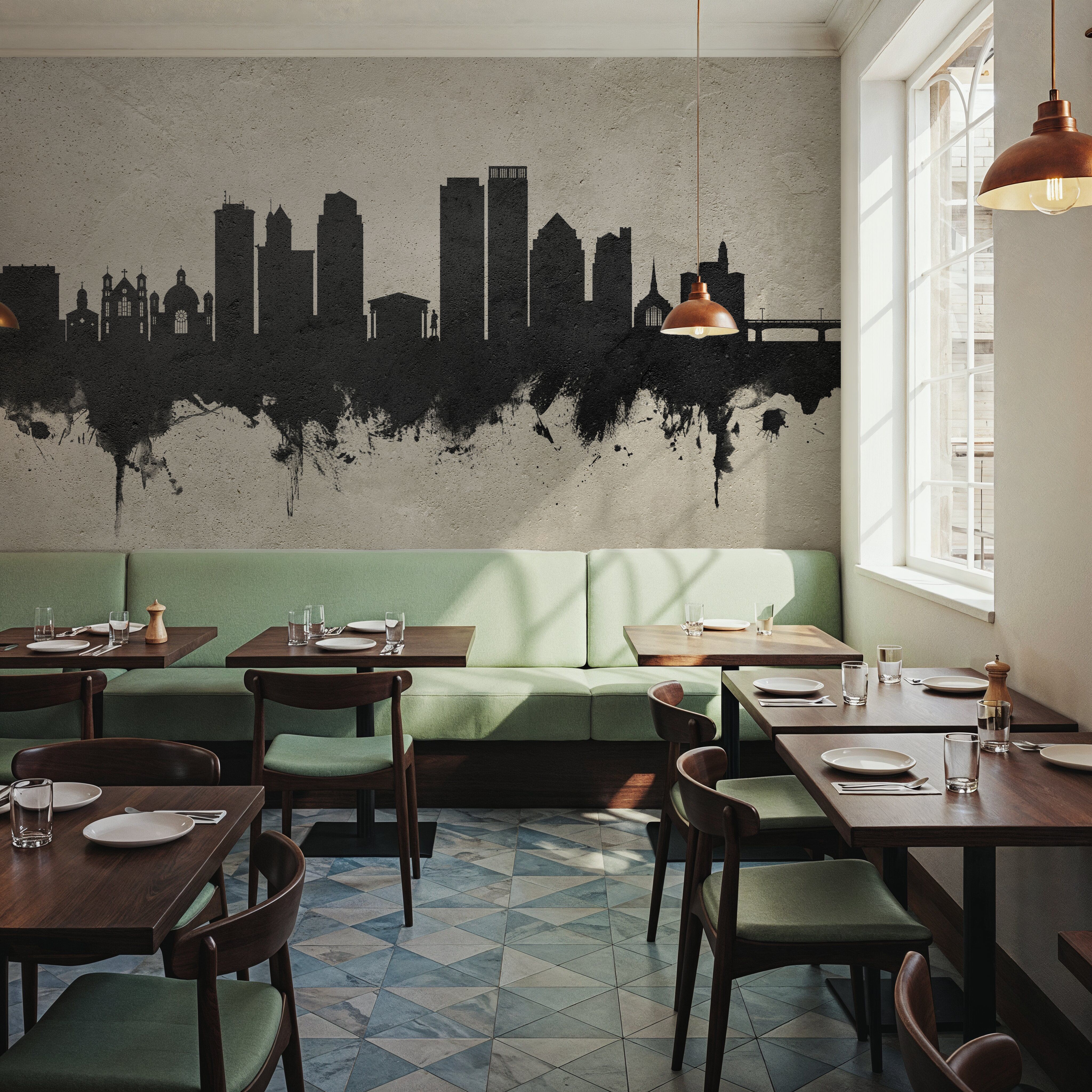 Dayton Ohio Skyline Concrete