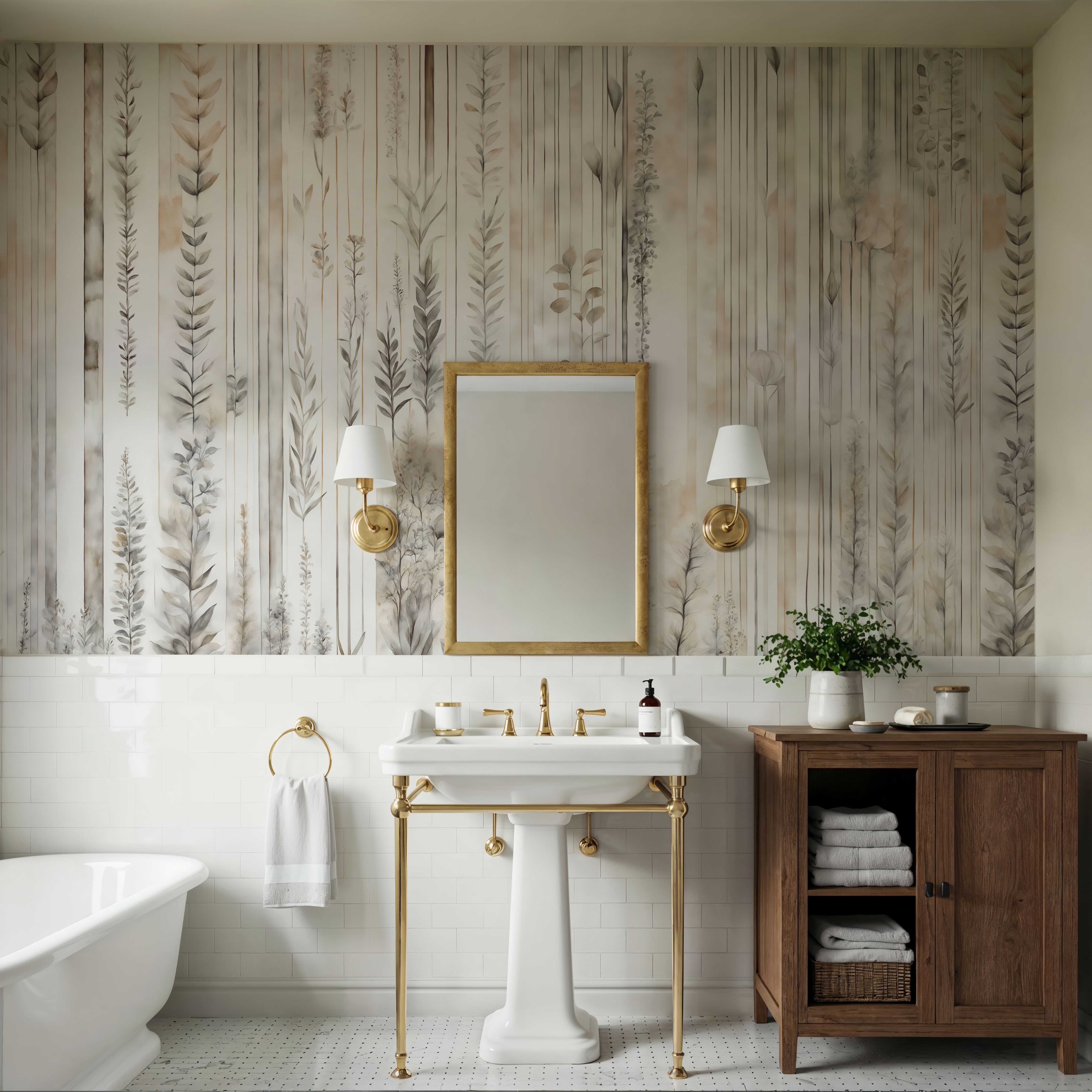 Botanical Wall Beige