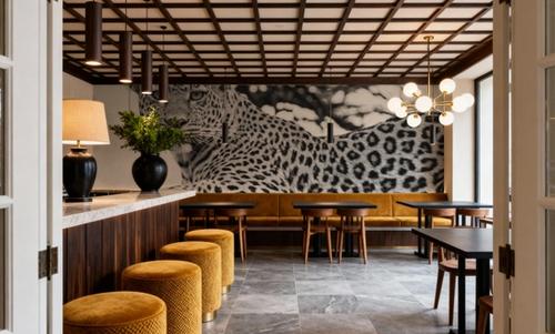 Lounging Leopard Neutral