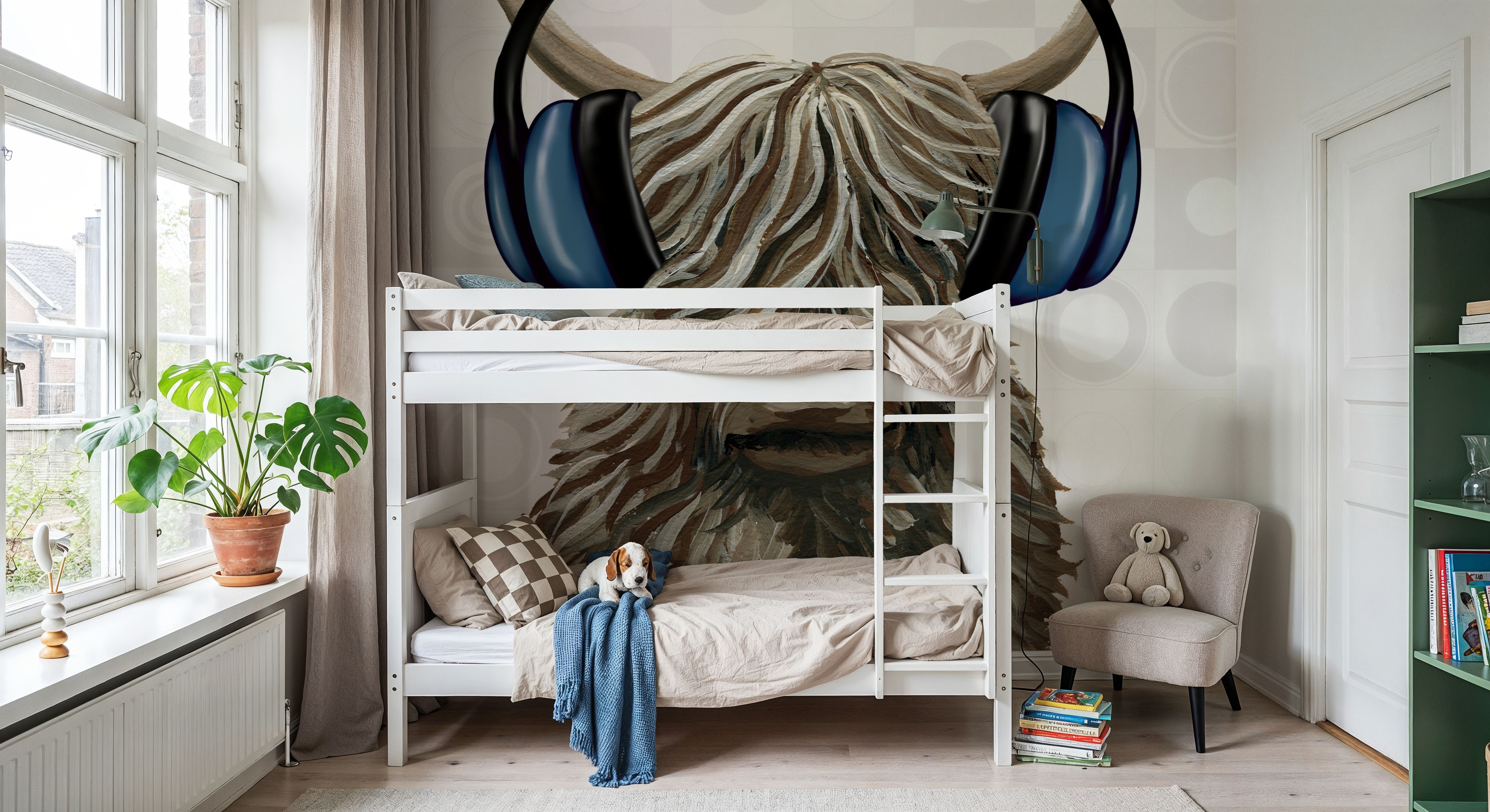 Music Cow Blue