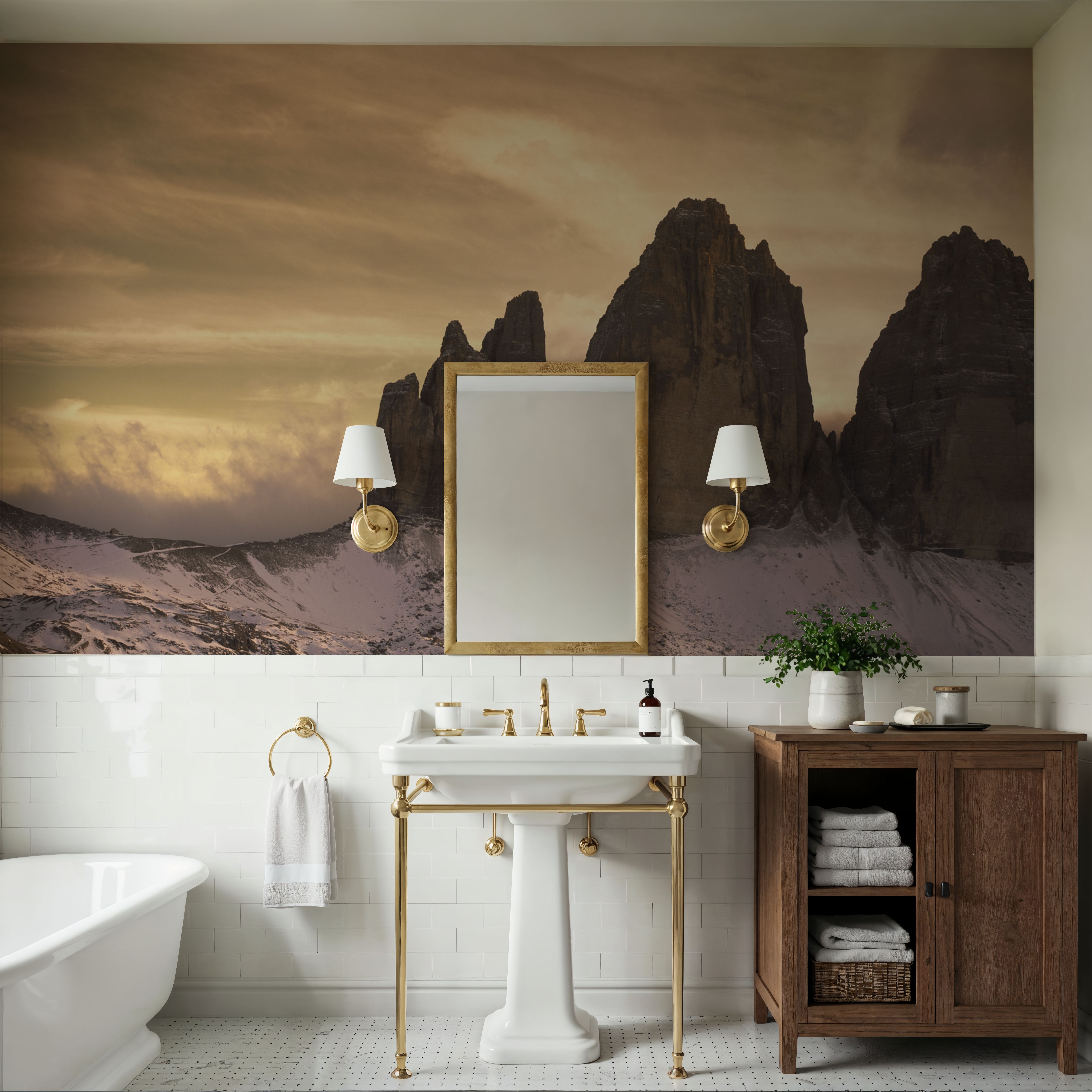 Golden Alpine Twilight