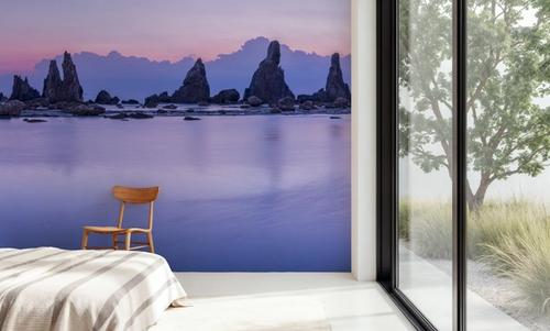 Hashigui-iwa Rocks at Dawn