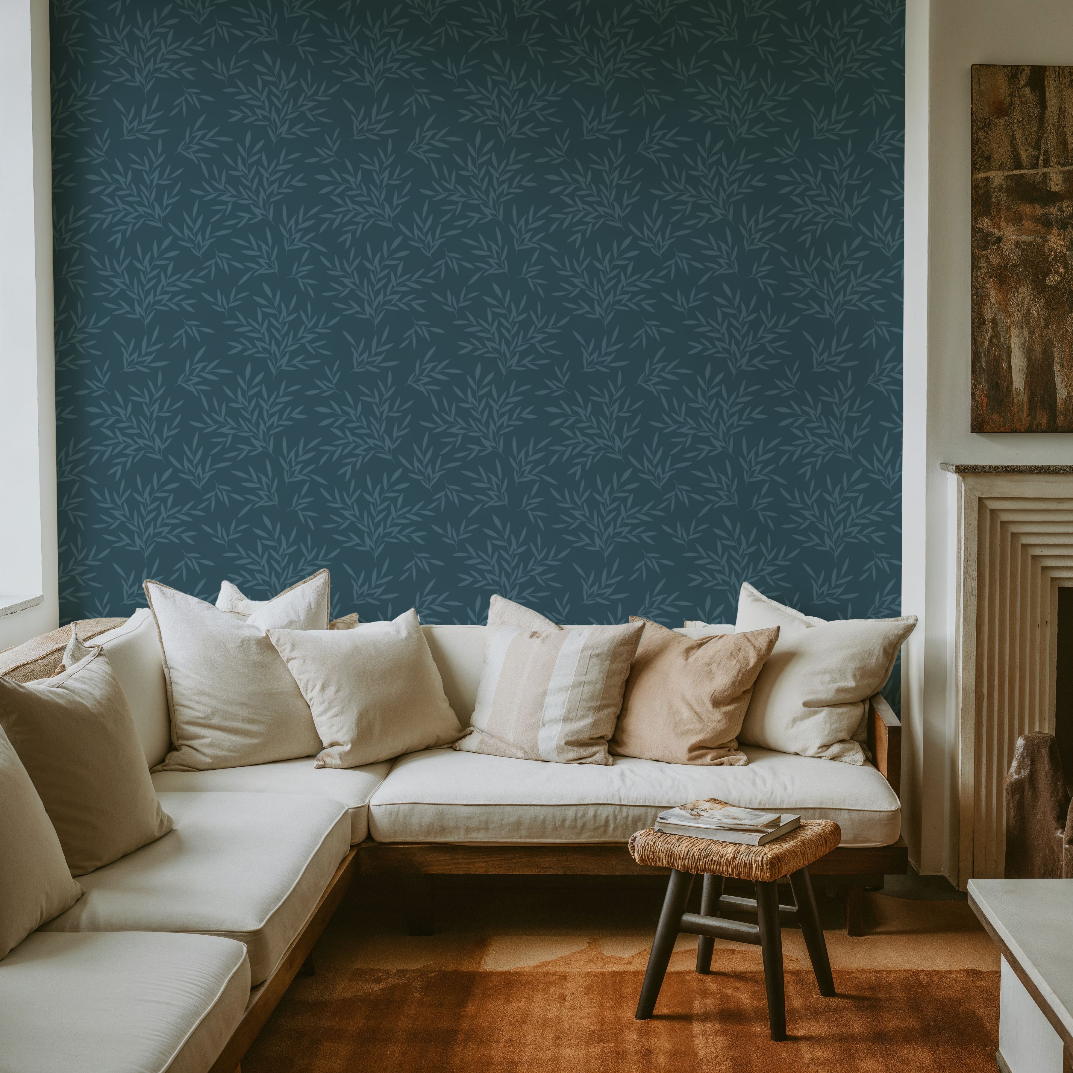 Blue On Blue, Wallpaper