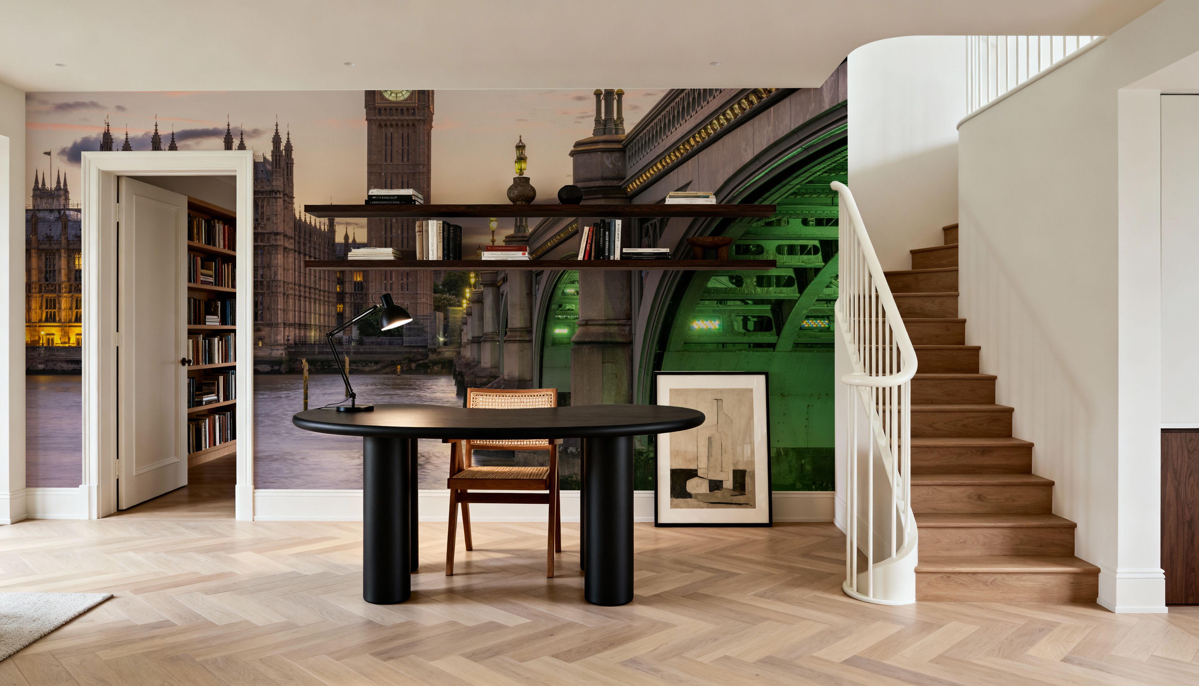 Big Ben and Westminster Bridge at Sunset