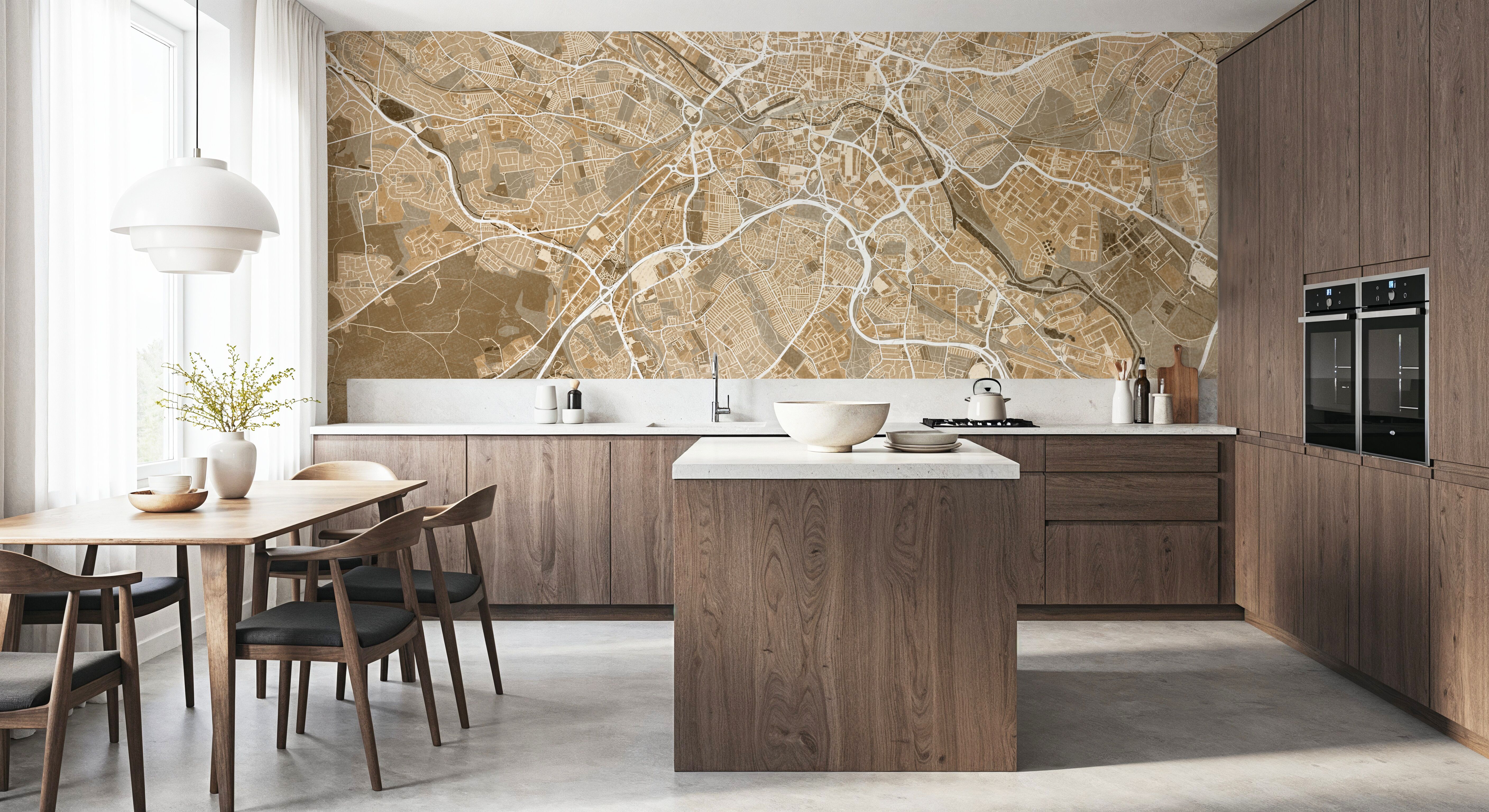 Leeds Ochre, Wallpaper