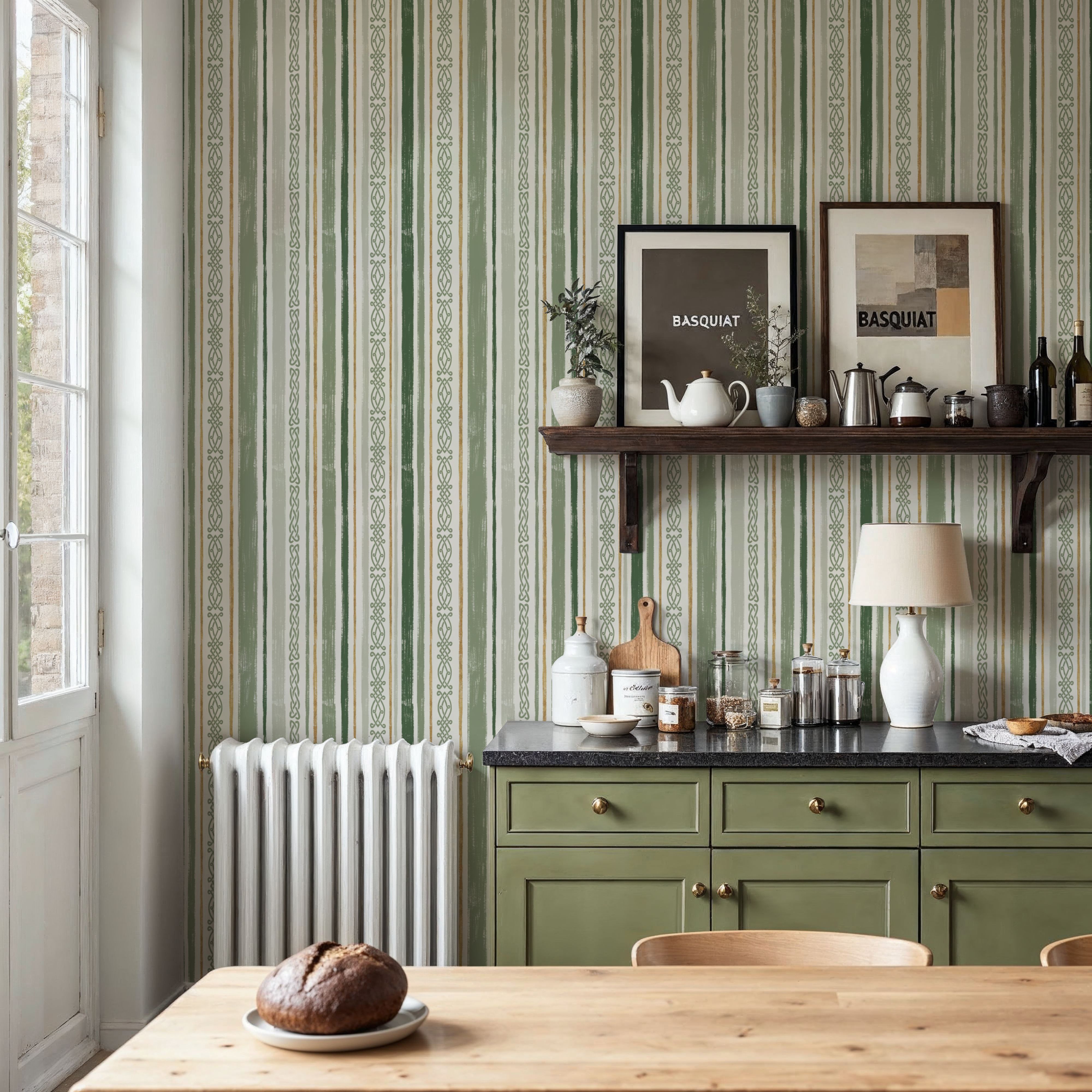 Lucky Stripes, Papier peint