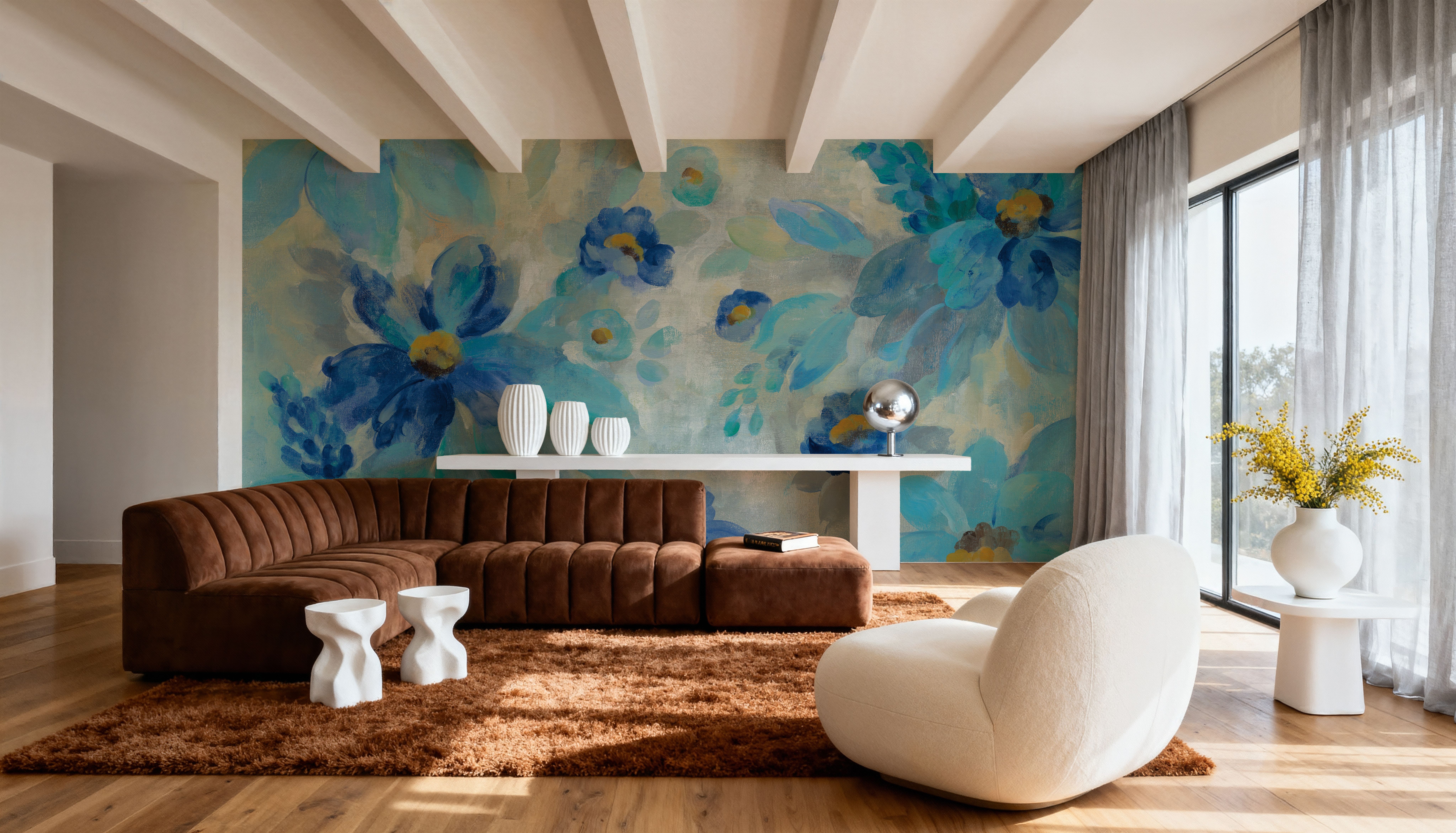 Blue Flowers Whisper I