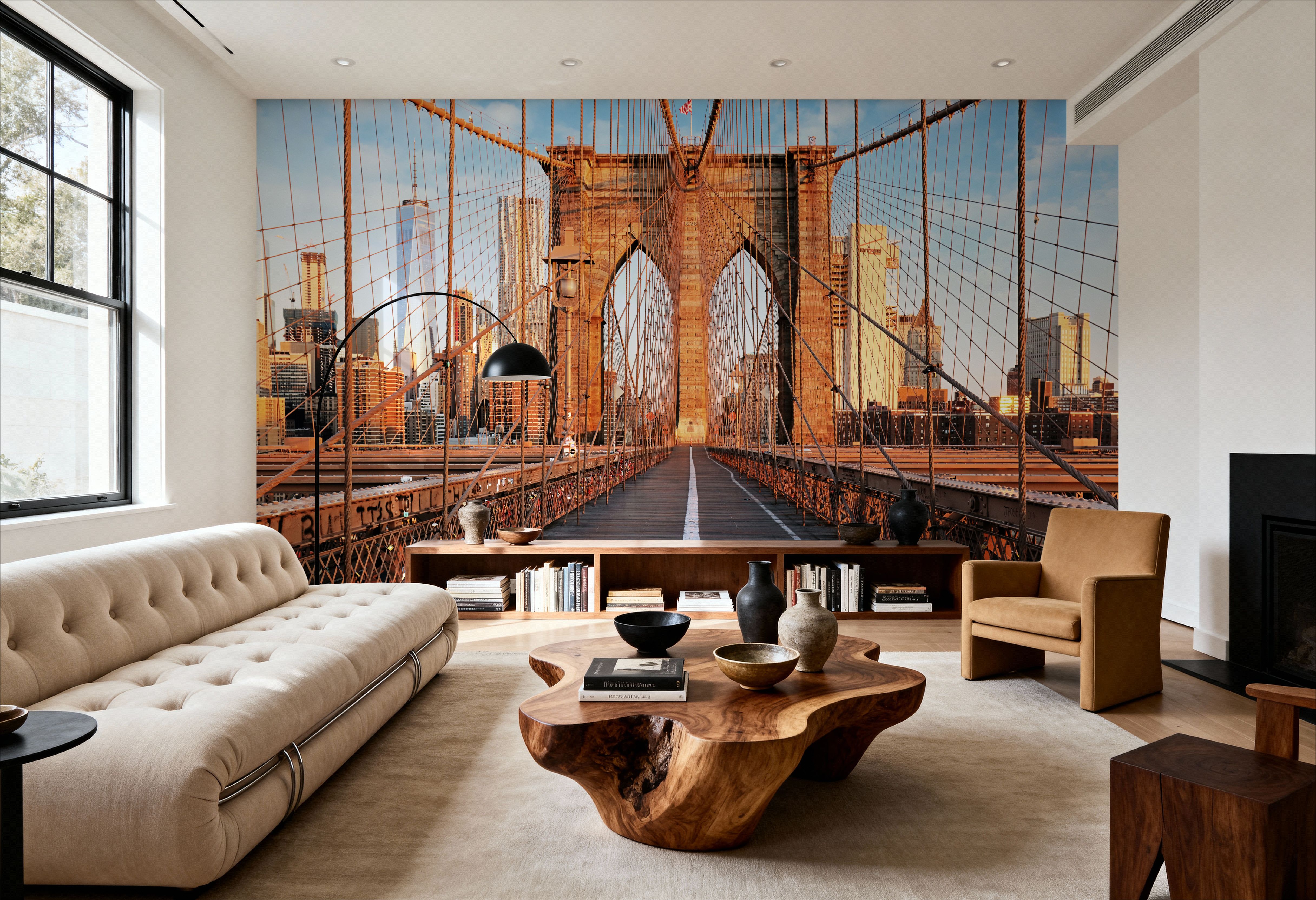 Brooklyn Bridge, Papel pintado