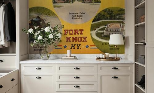 Greetings from Fort Knox - Screenprint Postcard