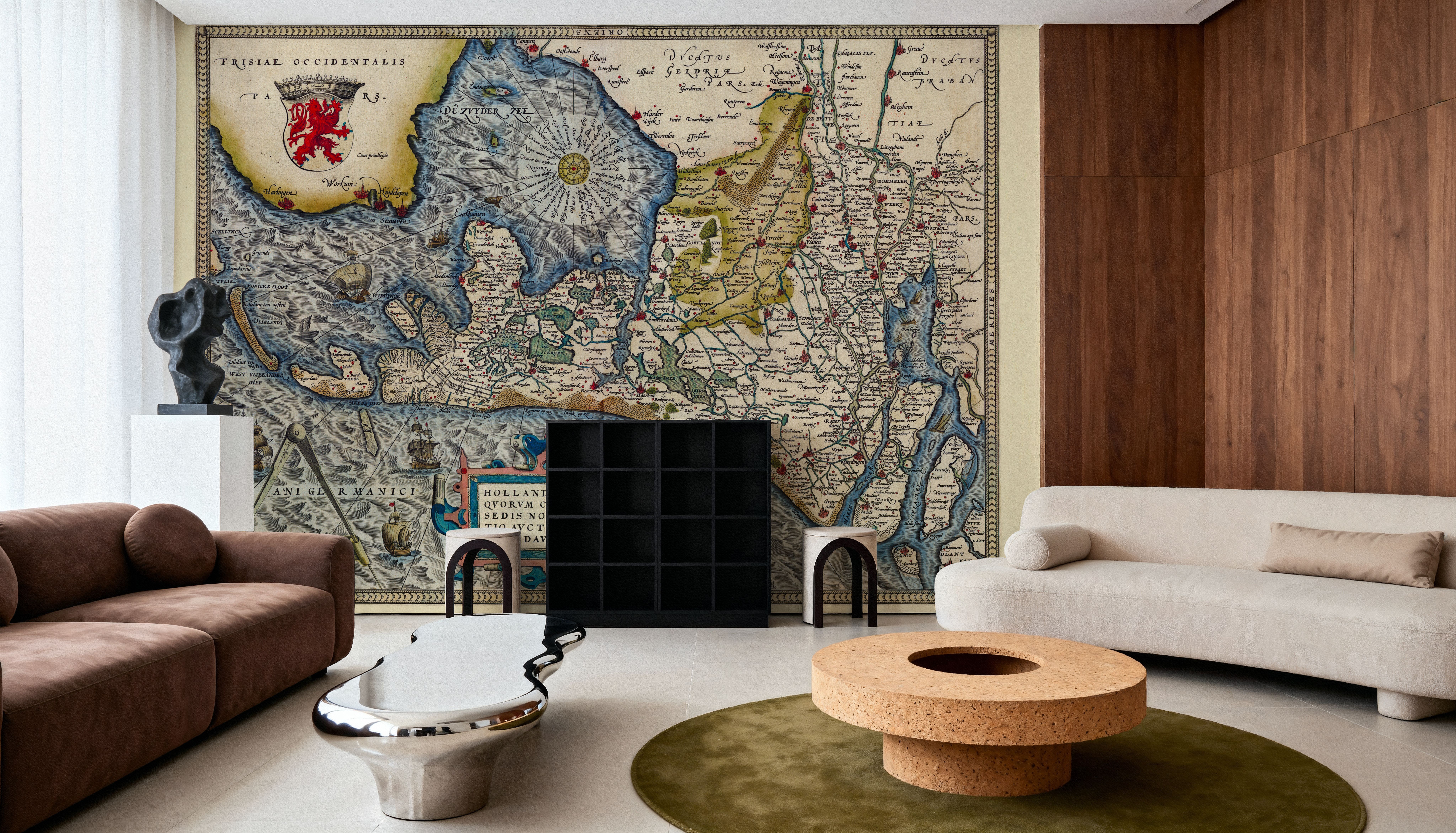 Old Map of The Neatherlands, 1570