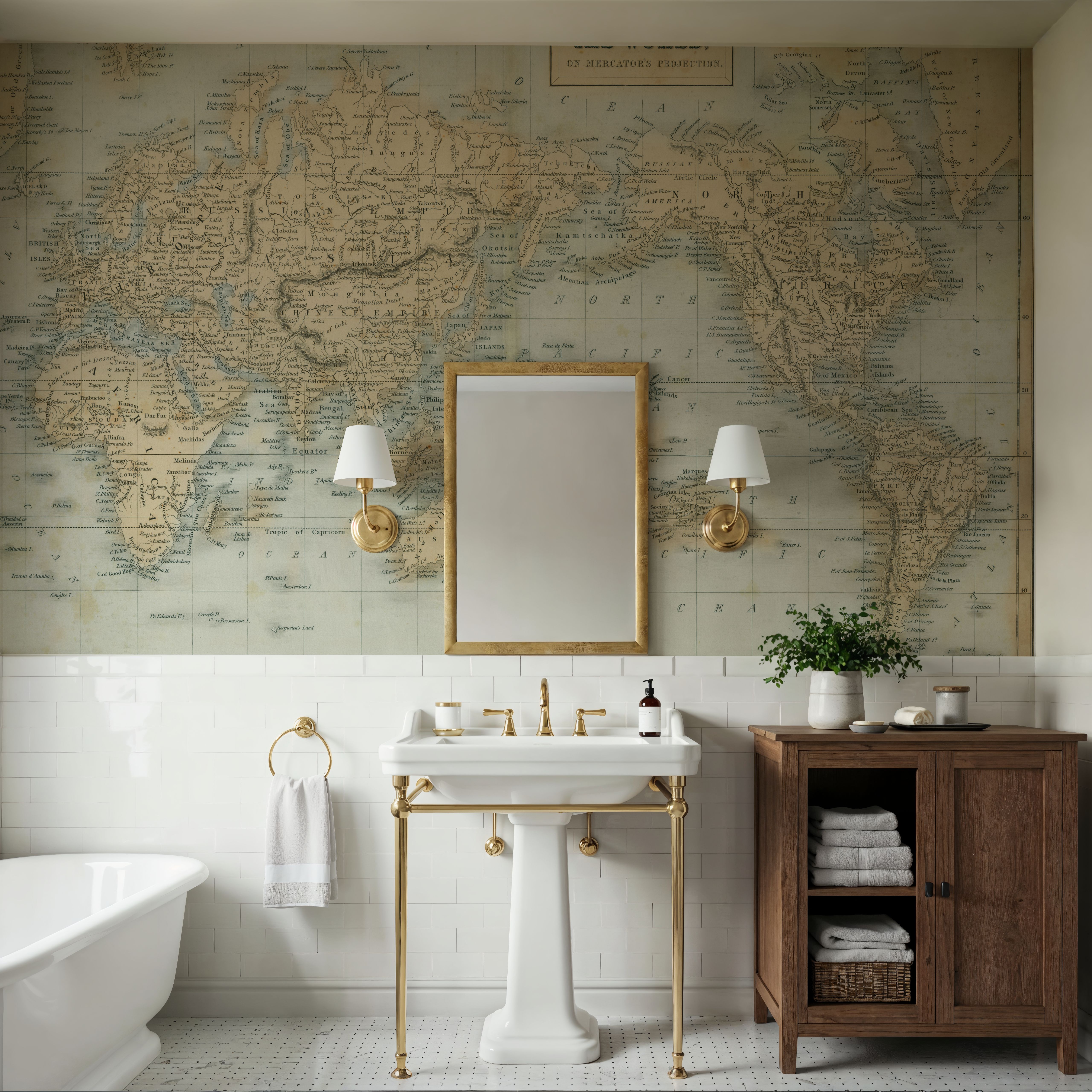 The World Map Asia